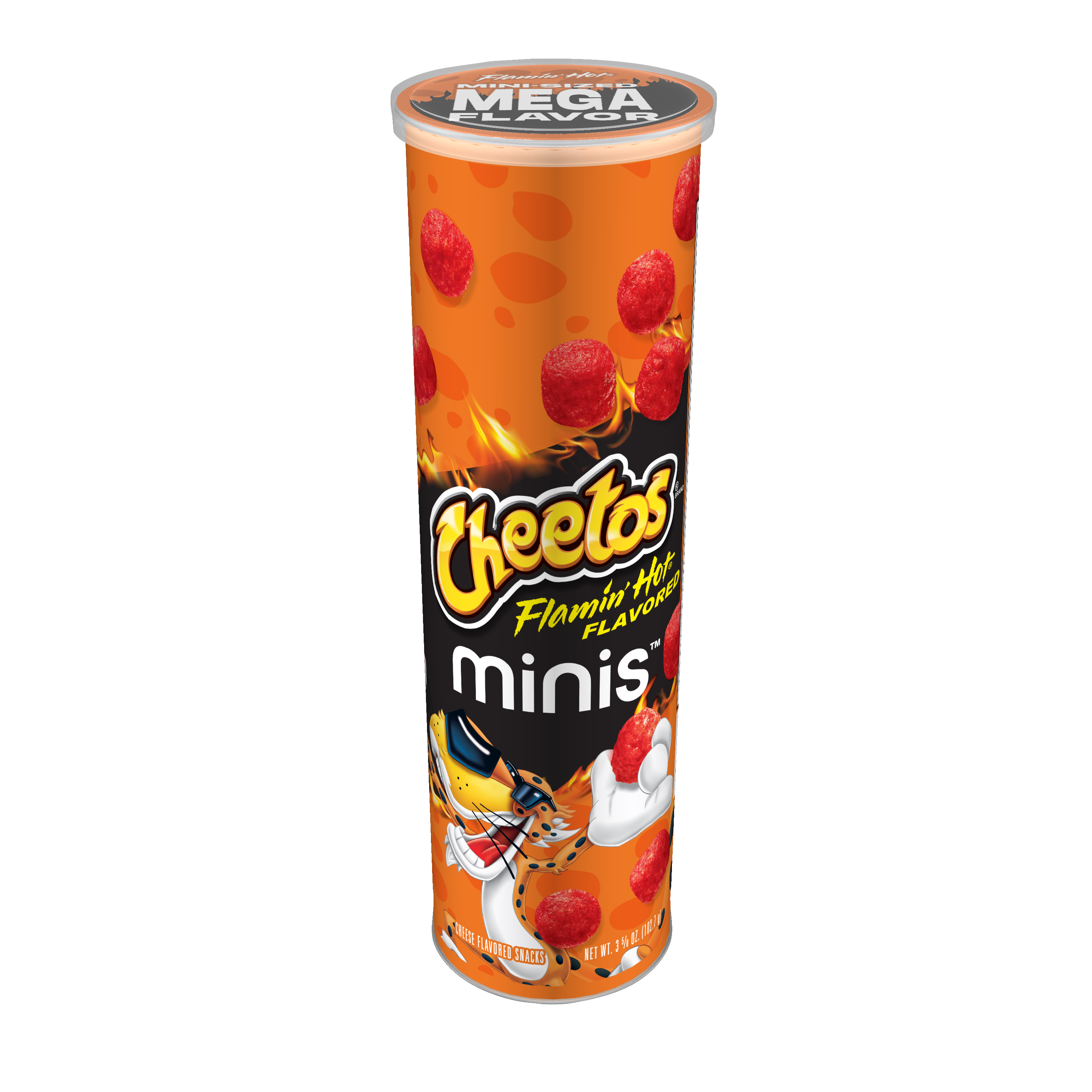 Cheetos, Minis, Flamin' Hot Flavored, Cheese Flavored Snacks thumbnail