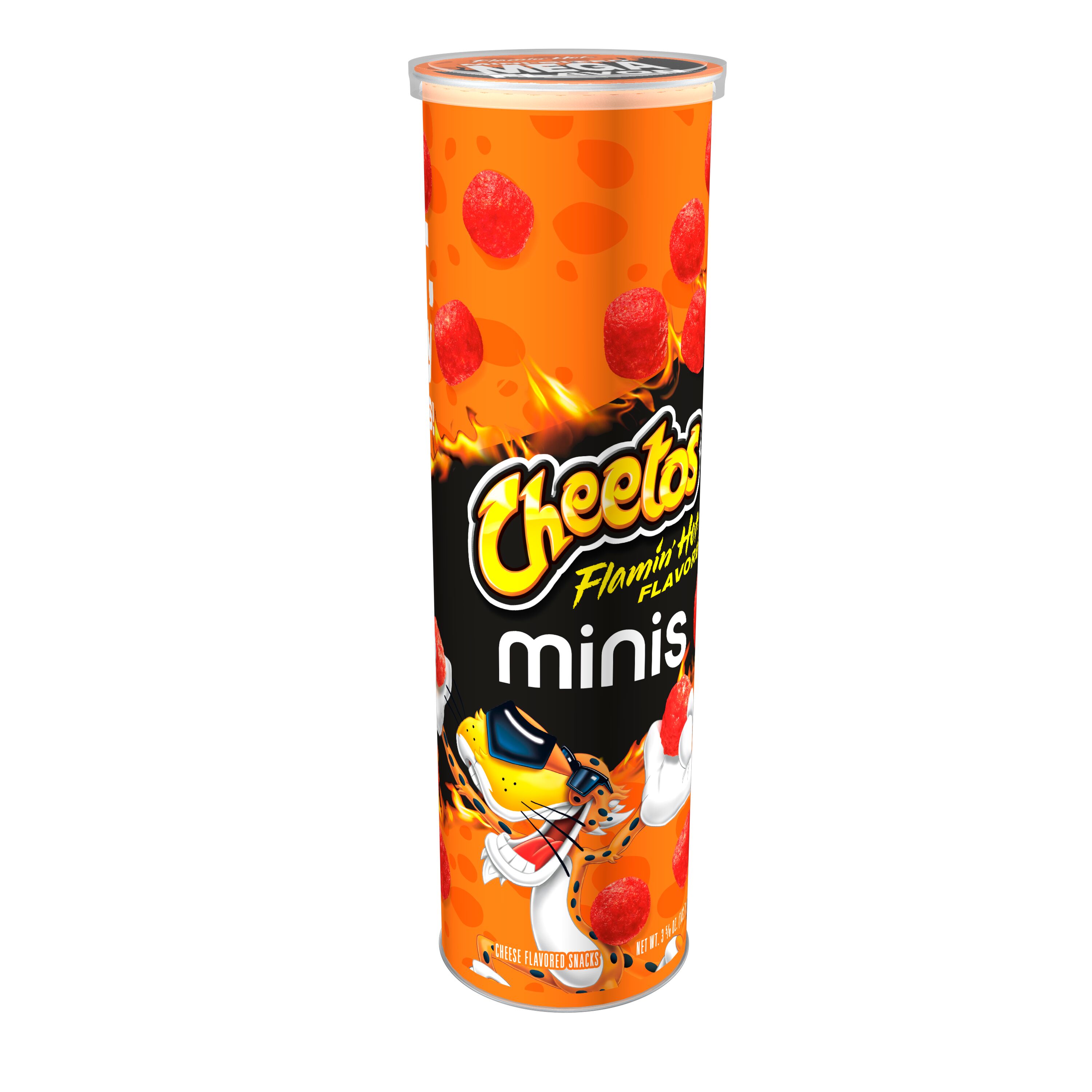 Cheetos, Minis, Flamin' Hot Flavored, Cheese Flavored Snacks thumbnail