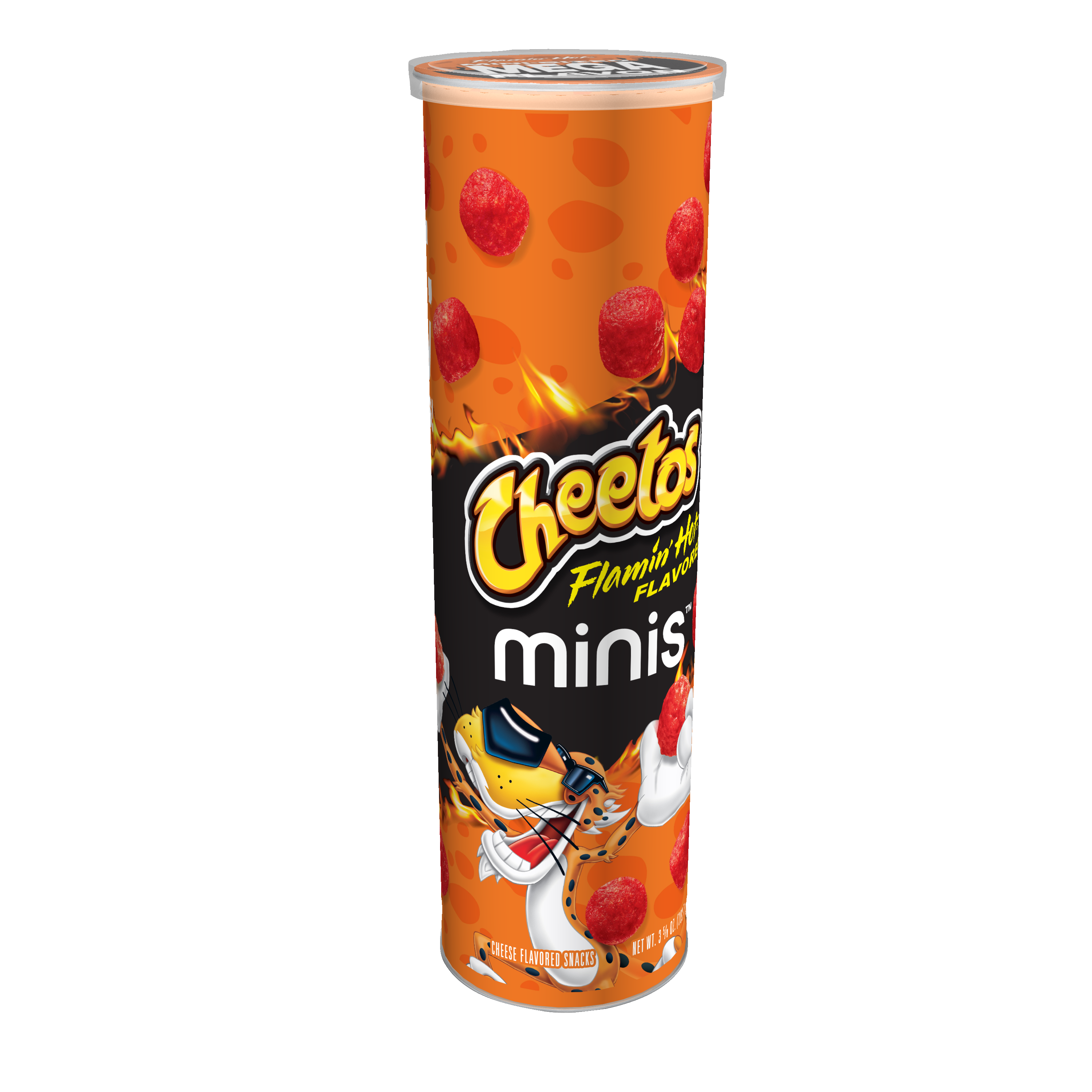 Cheetos, Minis, Flamin' Hot Flavored, Cheese Flavored Snacks thumbnail