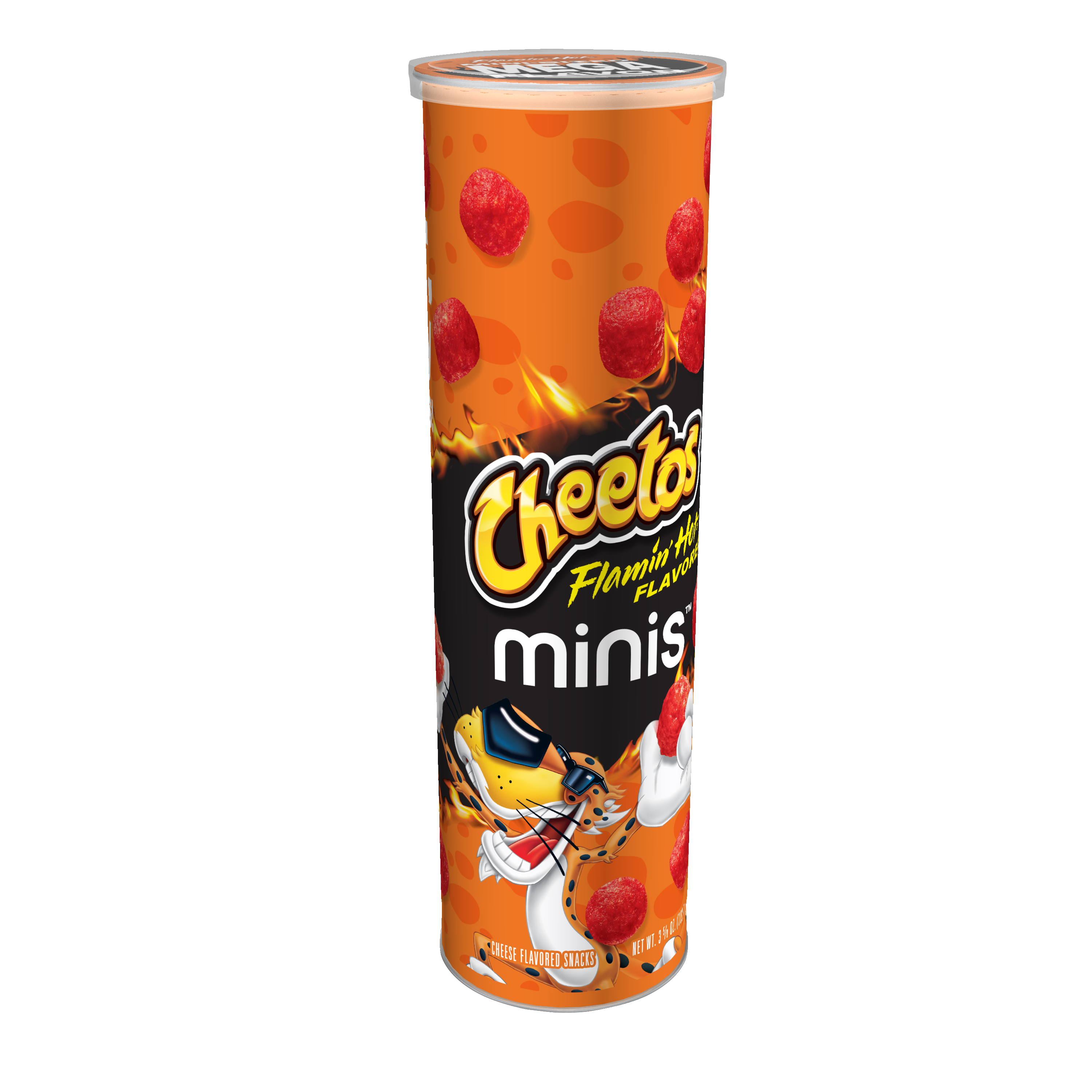 Cheetos, Minis, Flamin' Hot Flavored, Cheese Flavored Snacks thumbnail