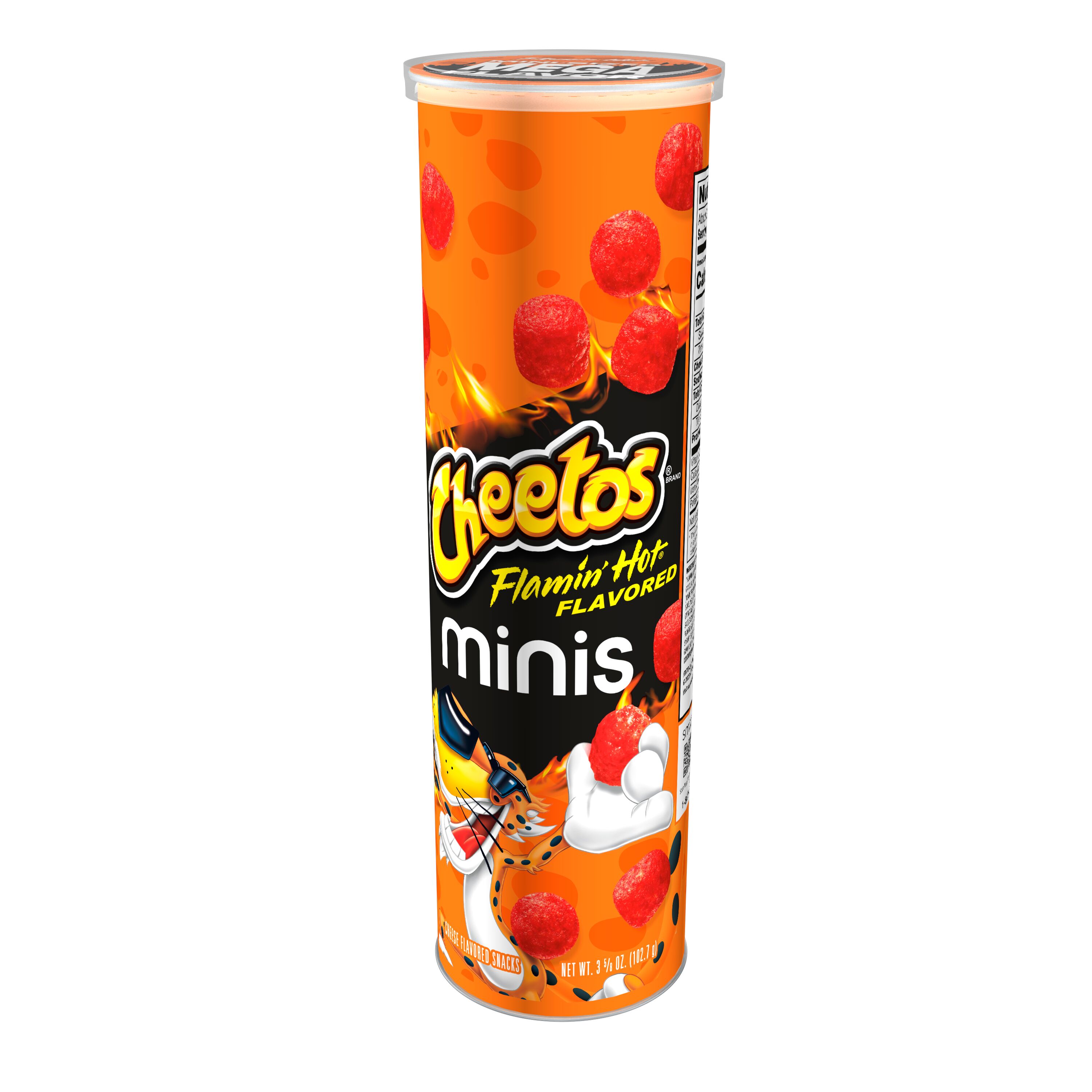 Cheetos, Minis, Flamin' Hot Flavored, Cheese Flavored Snacks thumbnail
