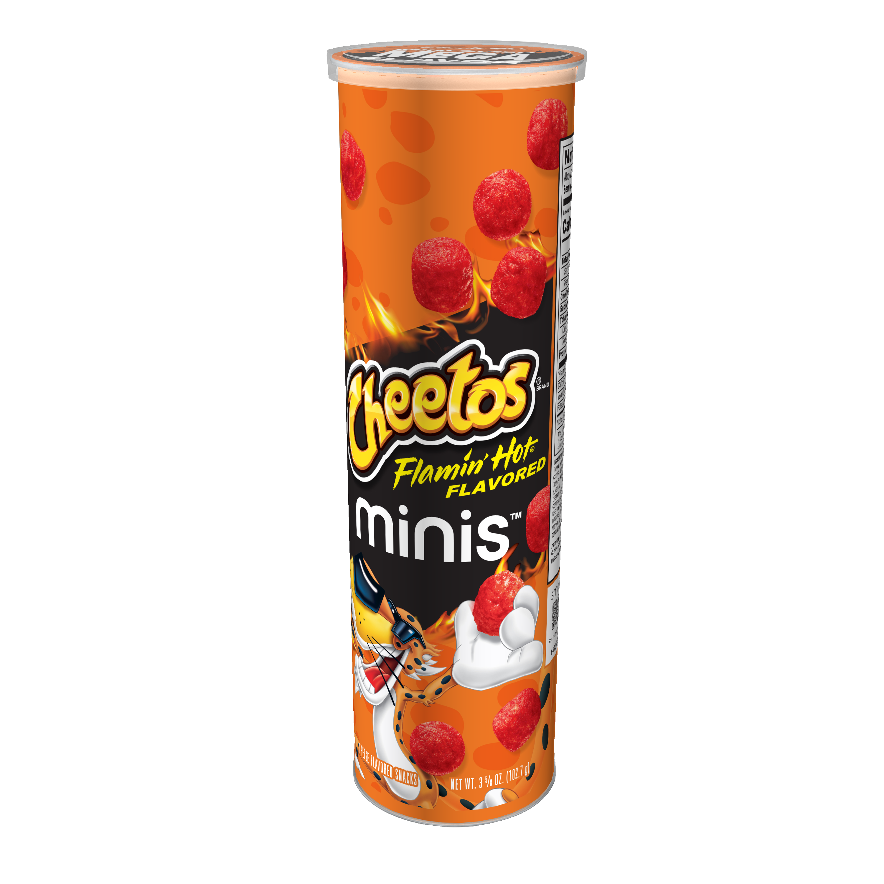 Cheetos, Minis, Flamin' Hot Flavored, Cheese Flavored Snacks thumbnail