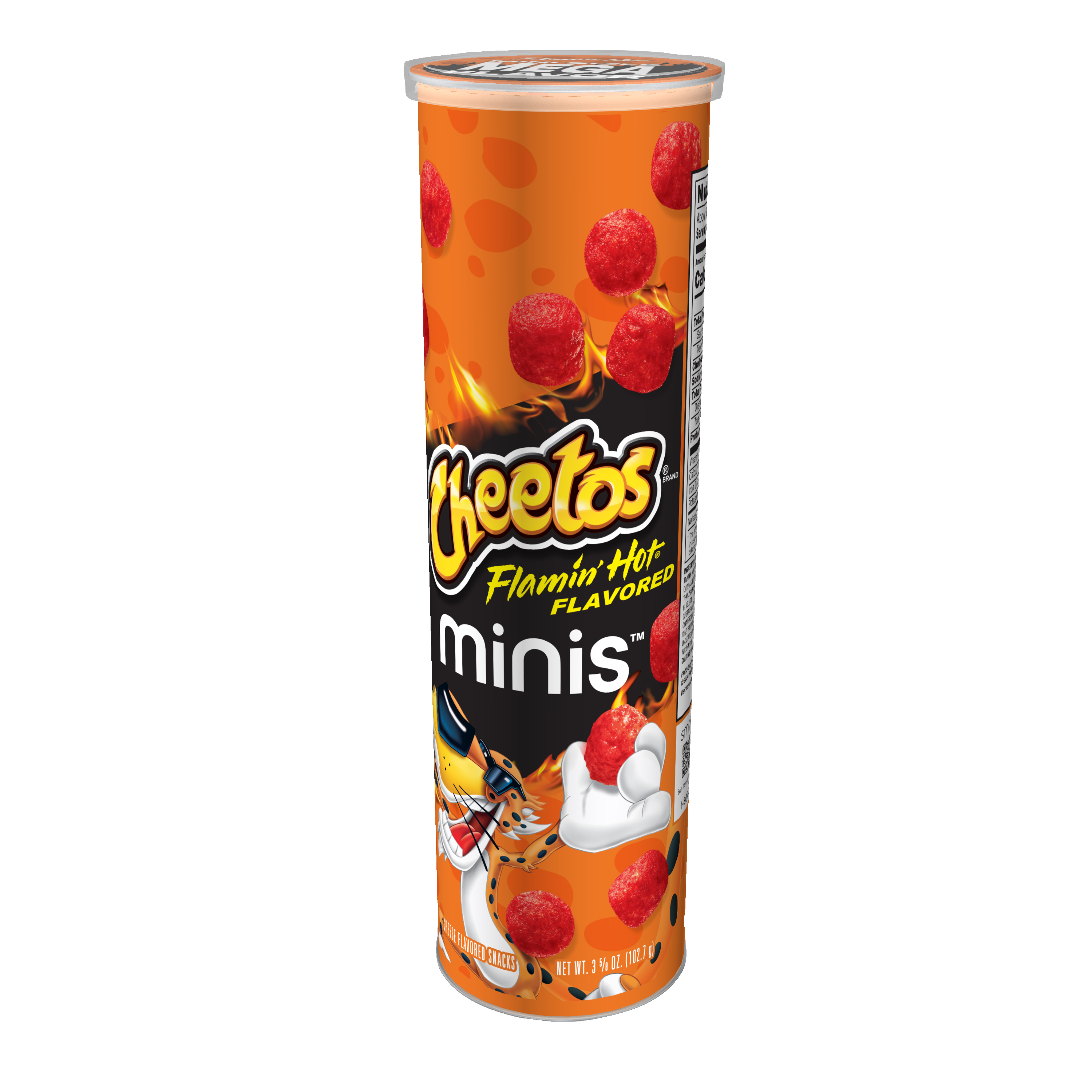 Cheetos, Minis, Flamin' Hot Flavored, Cheese Flavored Snacks thumbnail