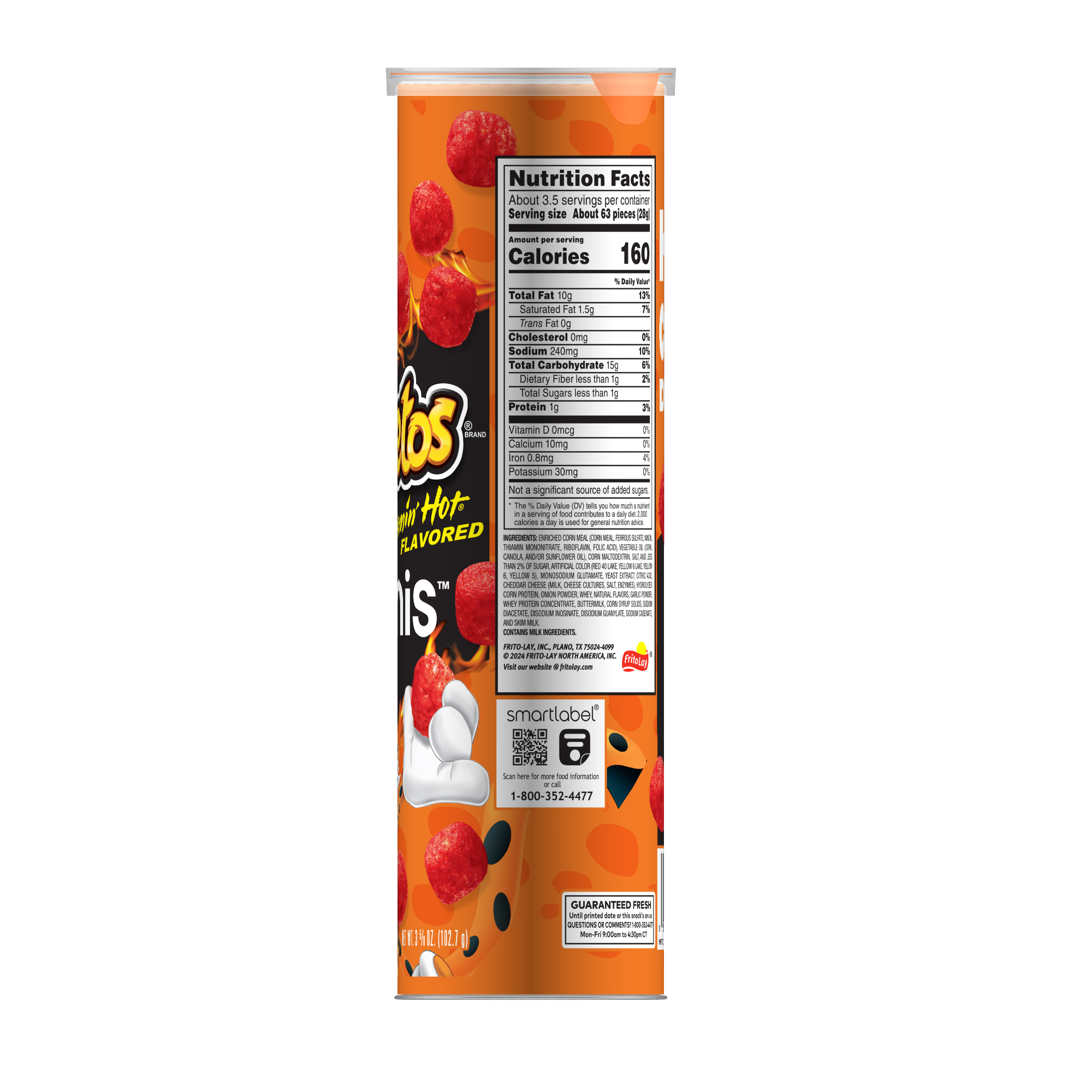 Cheetos, Minis, Flamin' Hot Flavored, Cheese Flavored Snacks thumbnail