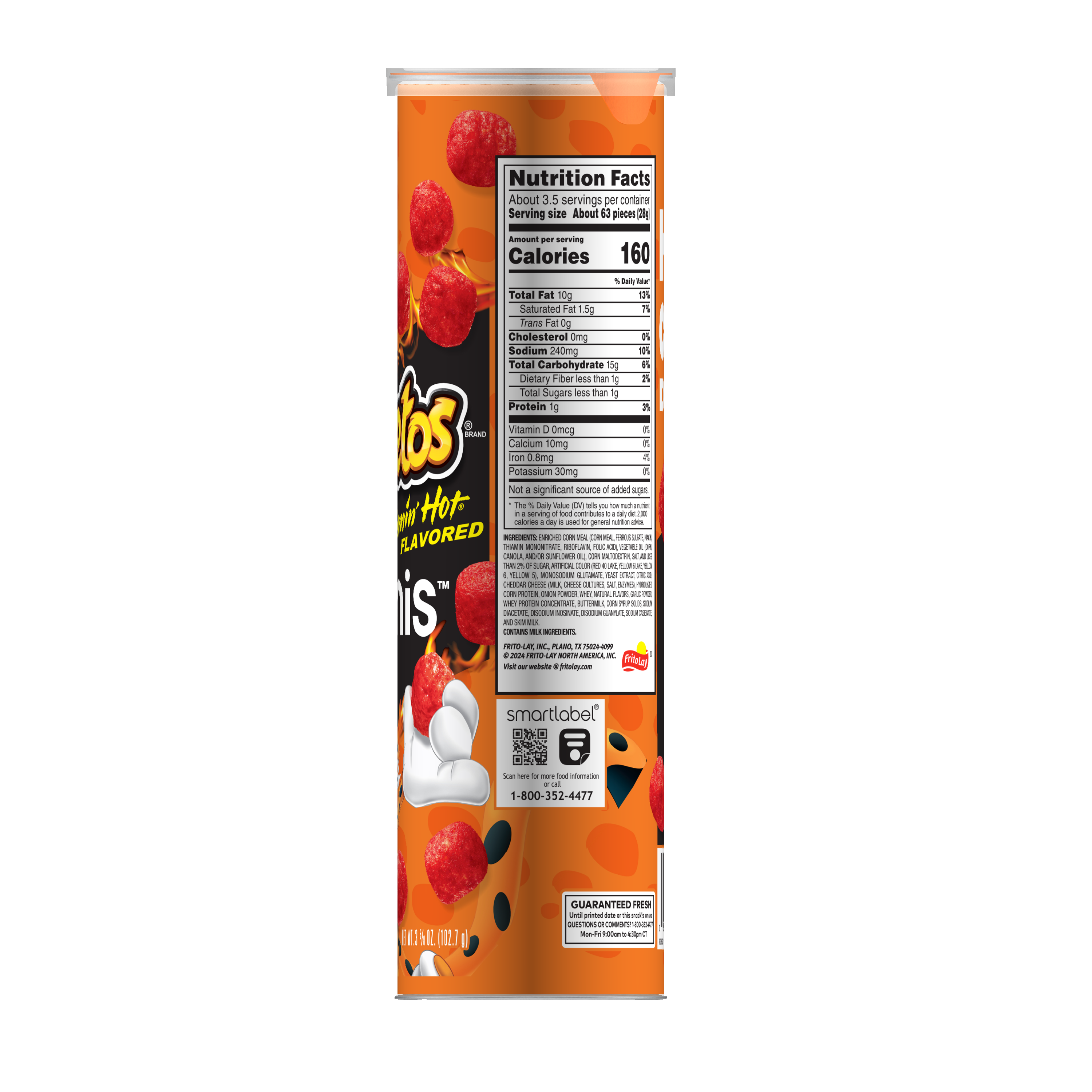 Cheetos, Minis, Flamin' Hot Flavored, Cheese Flavored Snacks thumbnail