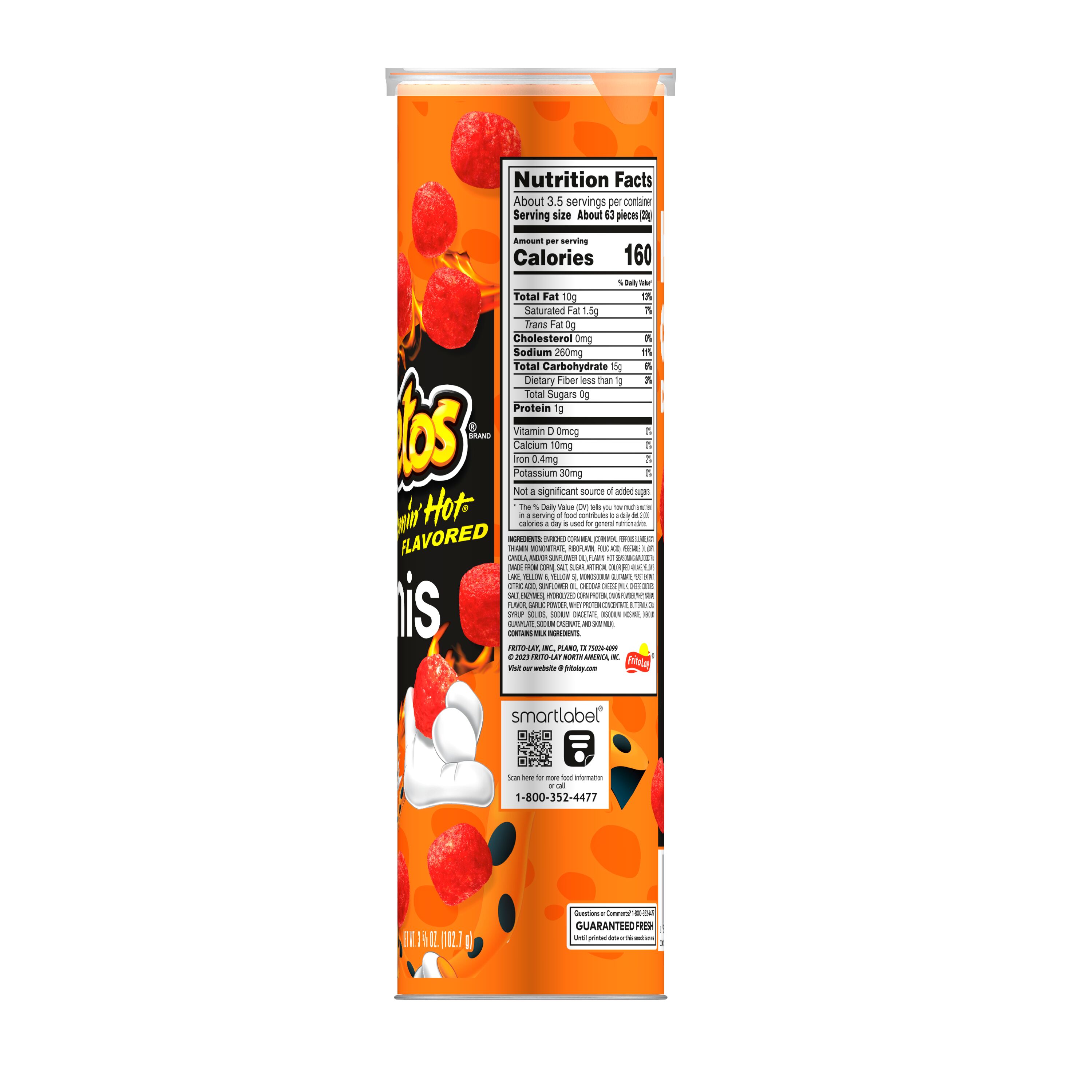 Cheetos, Minis, Flamin' Hot Flavored, Cheese Flavored Snacks thumbnail