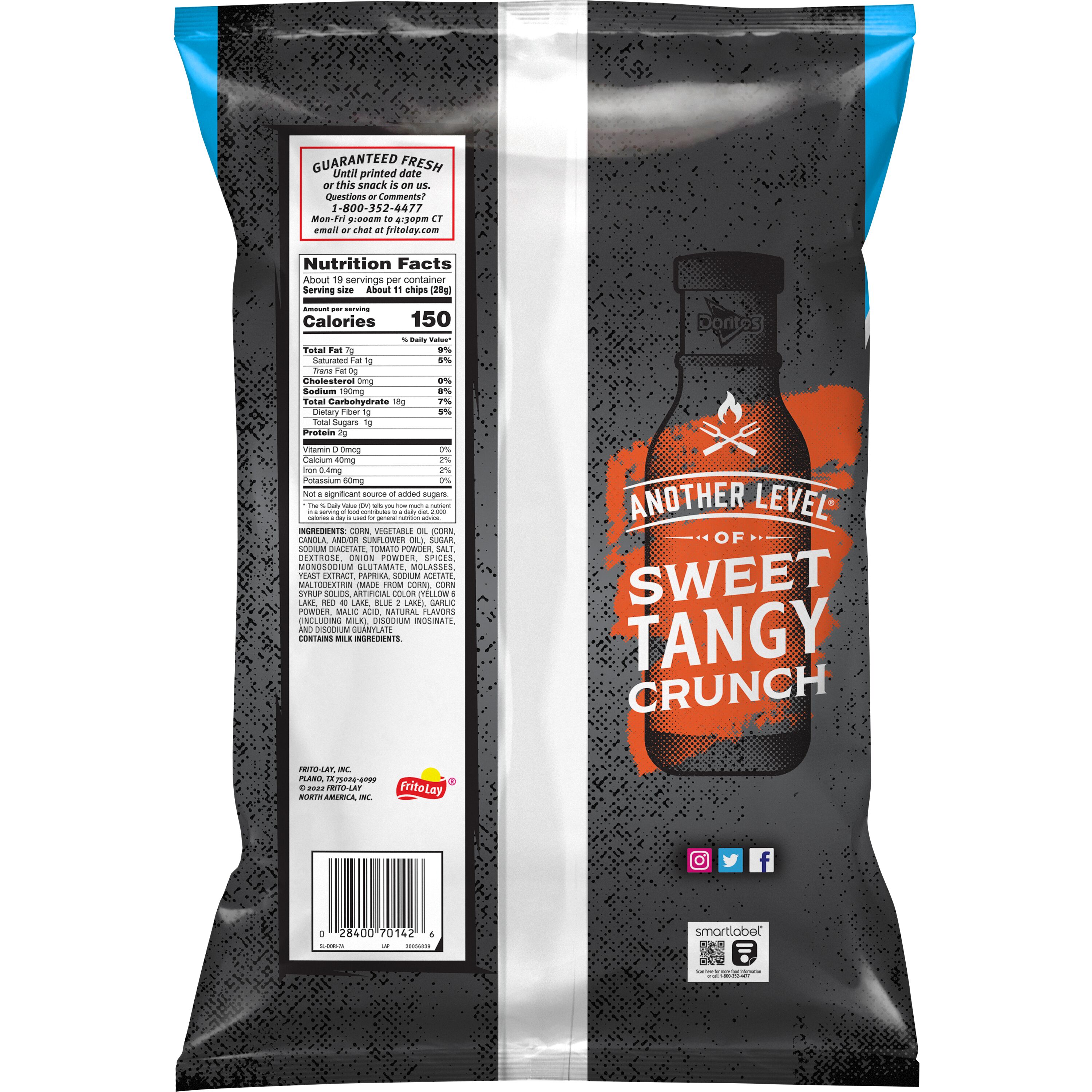 Doritos, Sweet Tangy BBQ, Flavored Tortilla Chips thumbnail