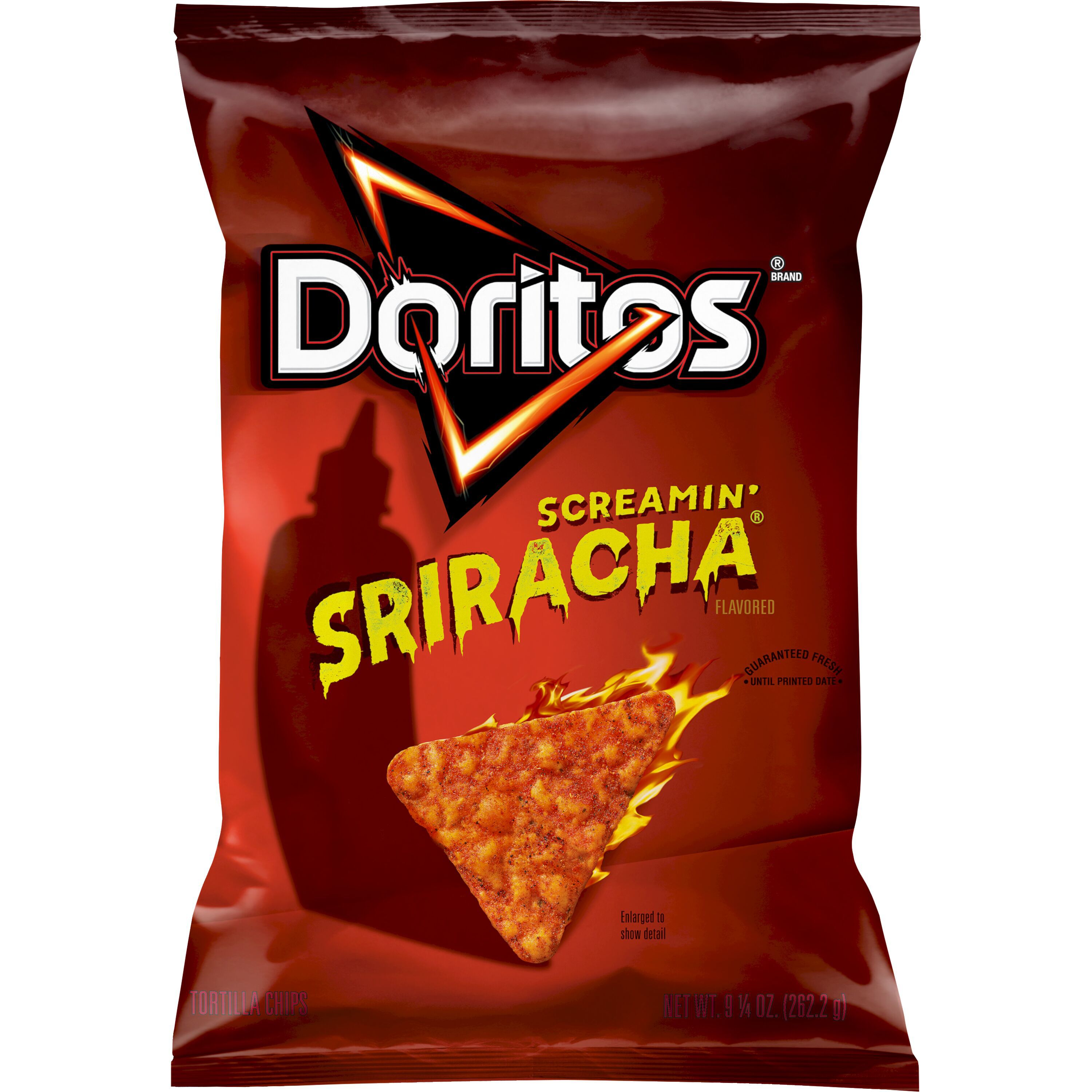 Doritos, Screamin' Sriracha Flavored, Tortilla Chips