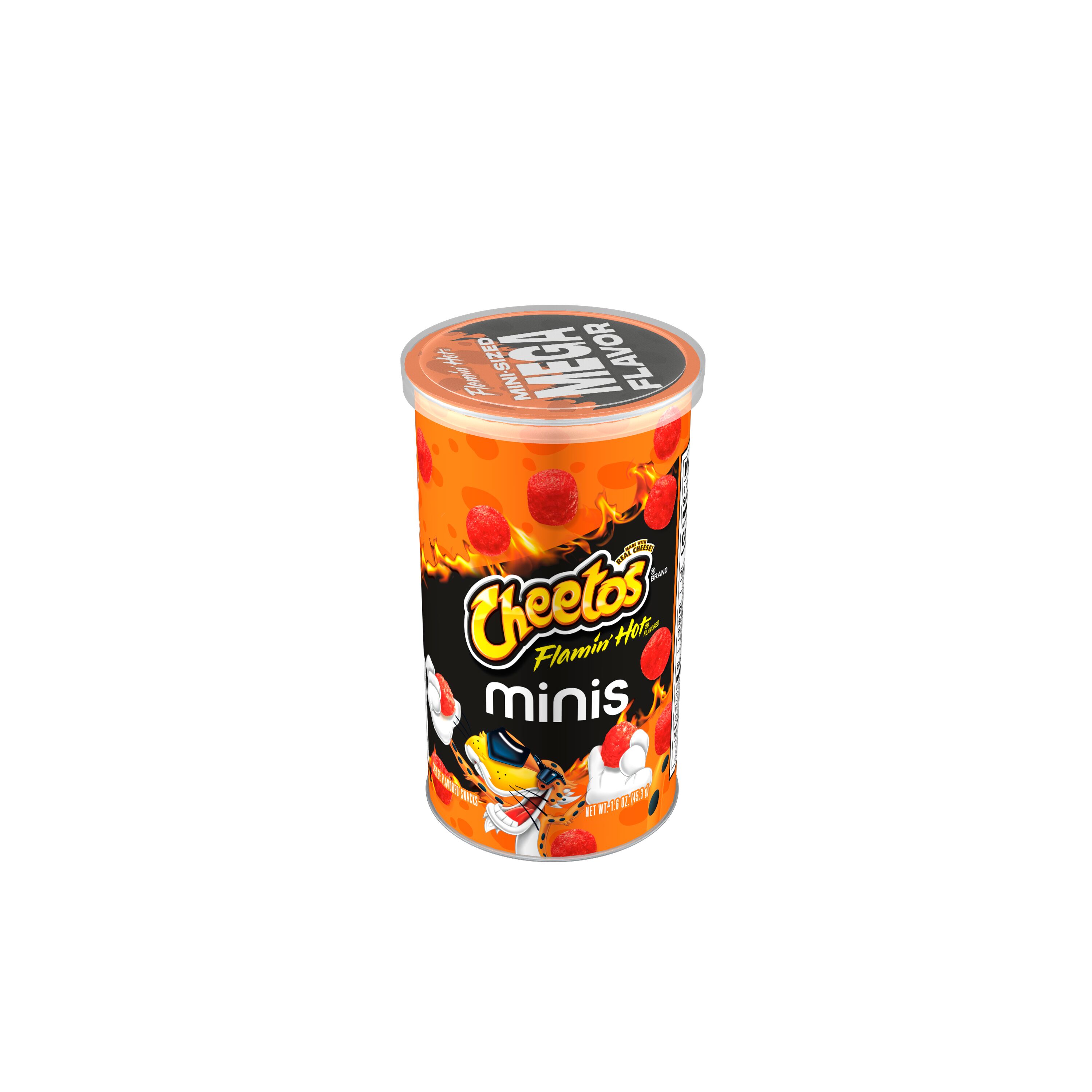 Cheetos, Minis, Flamin' Hot Flavored, Cheese Flavored Snacks thumbnail