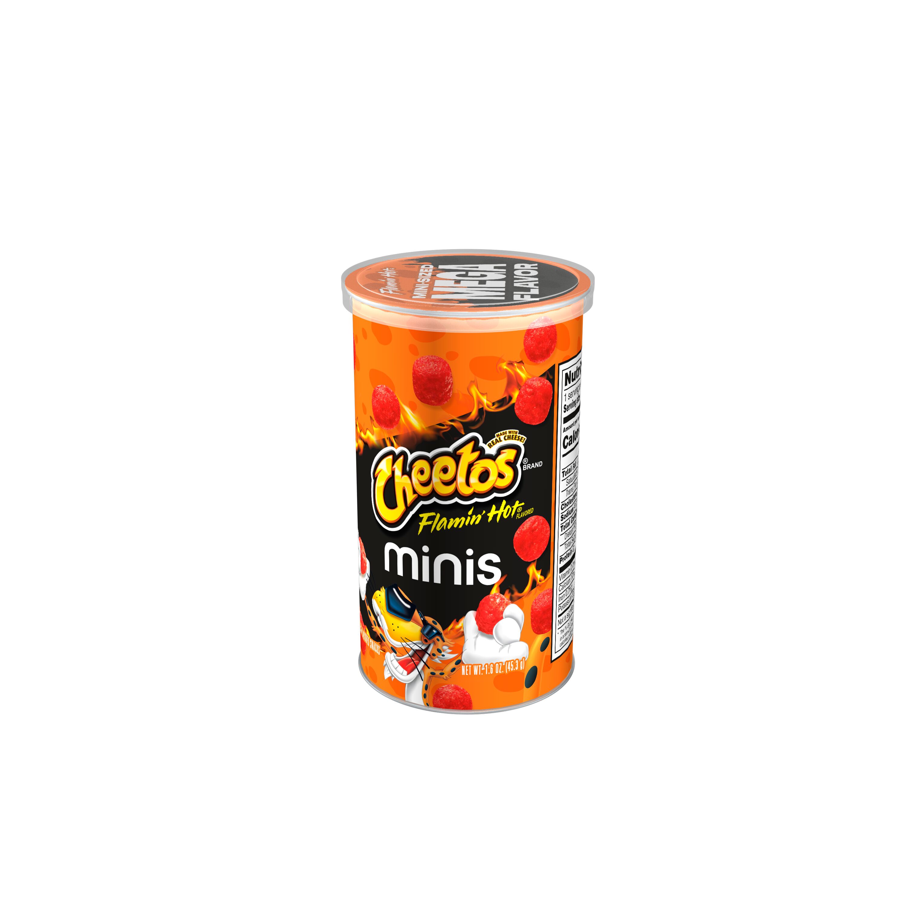 Cheetos, Minis, Flamin' Hot Flavored, Cheese Flavored Snacks thumbnail