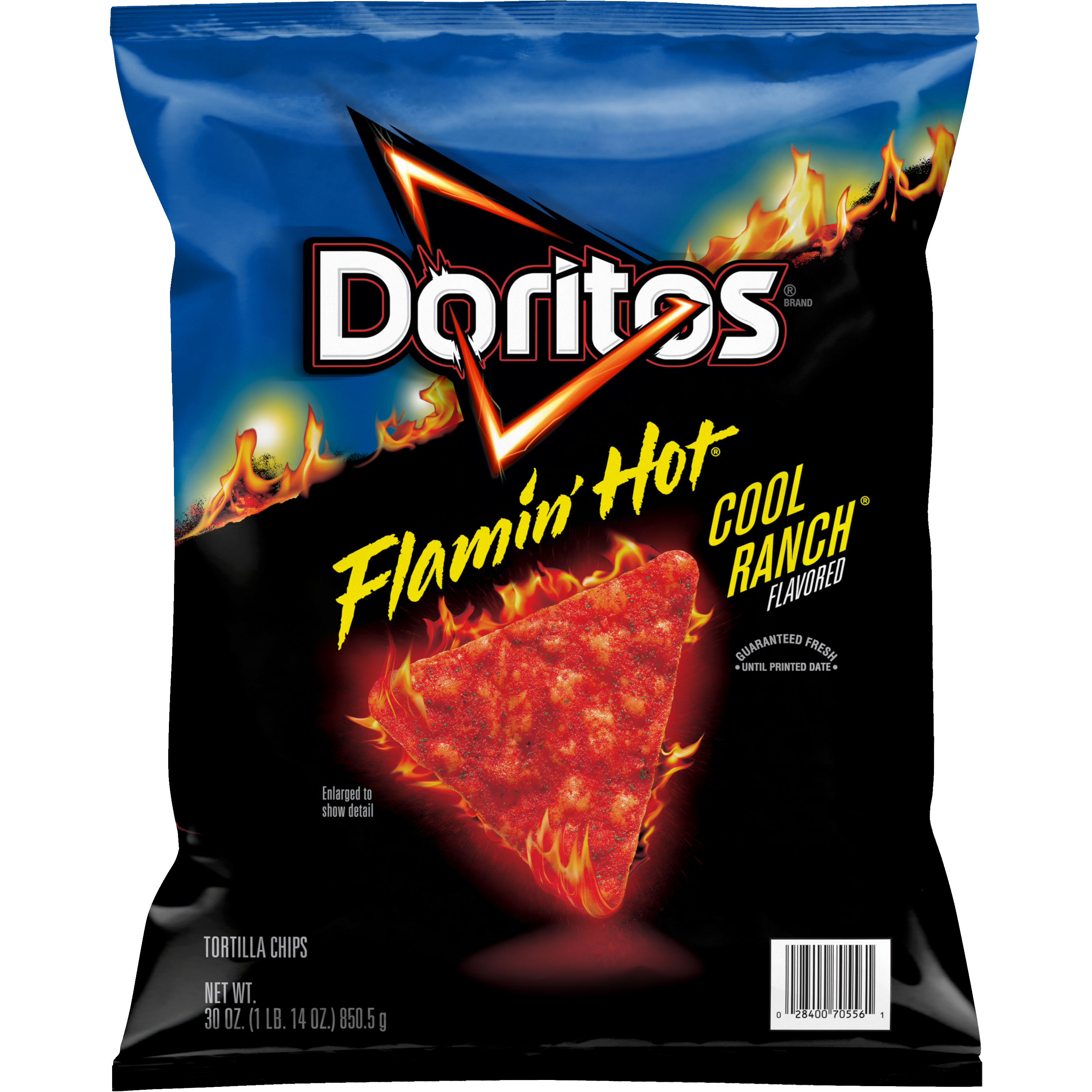 Doritos, Flamin' Hot Cool Ranch Flavored, Tortilla Chips
