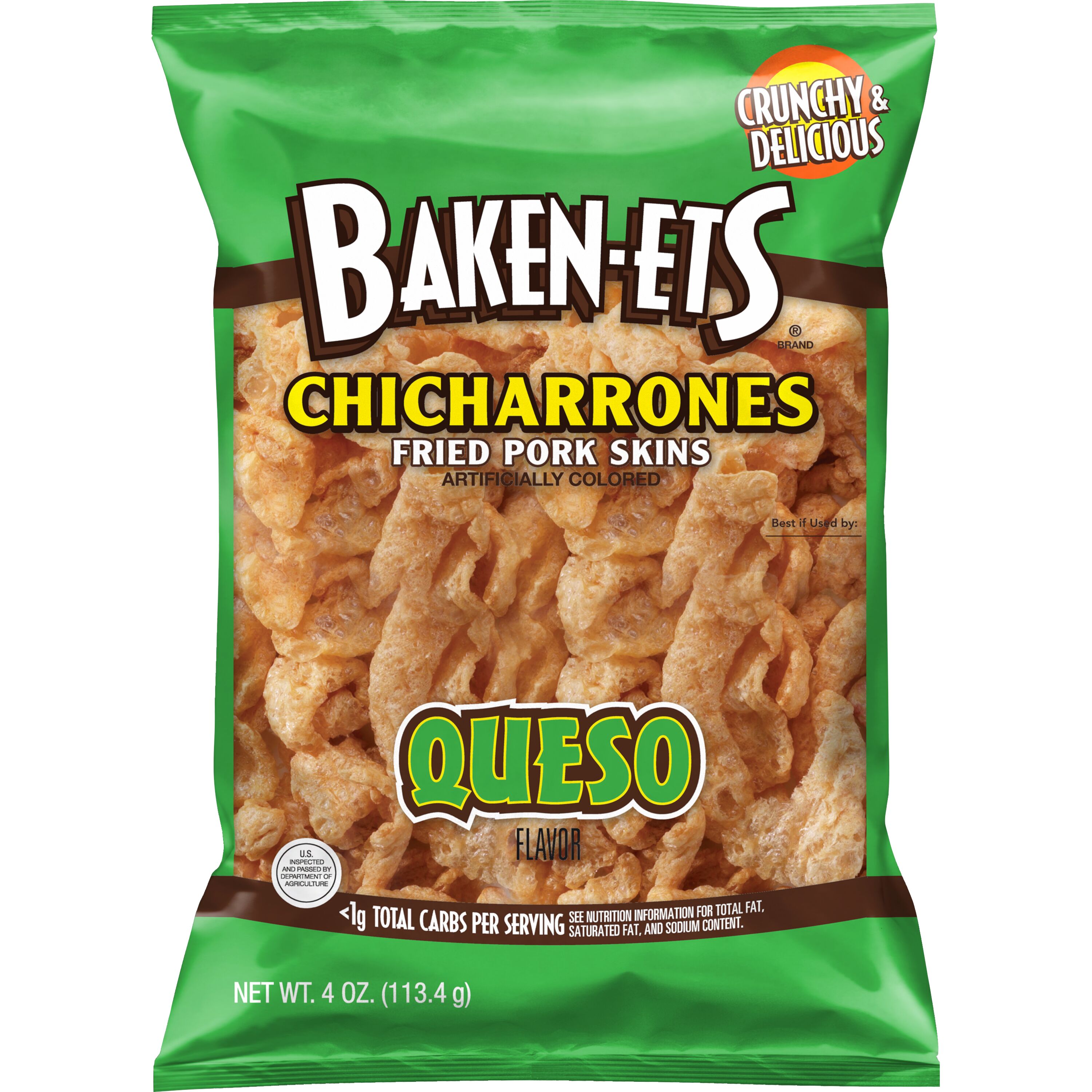 Baken-Ets, Queso Flavor, Fried Pork Skins