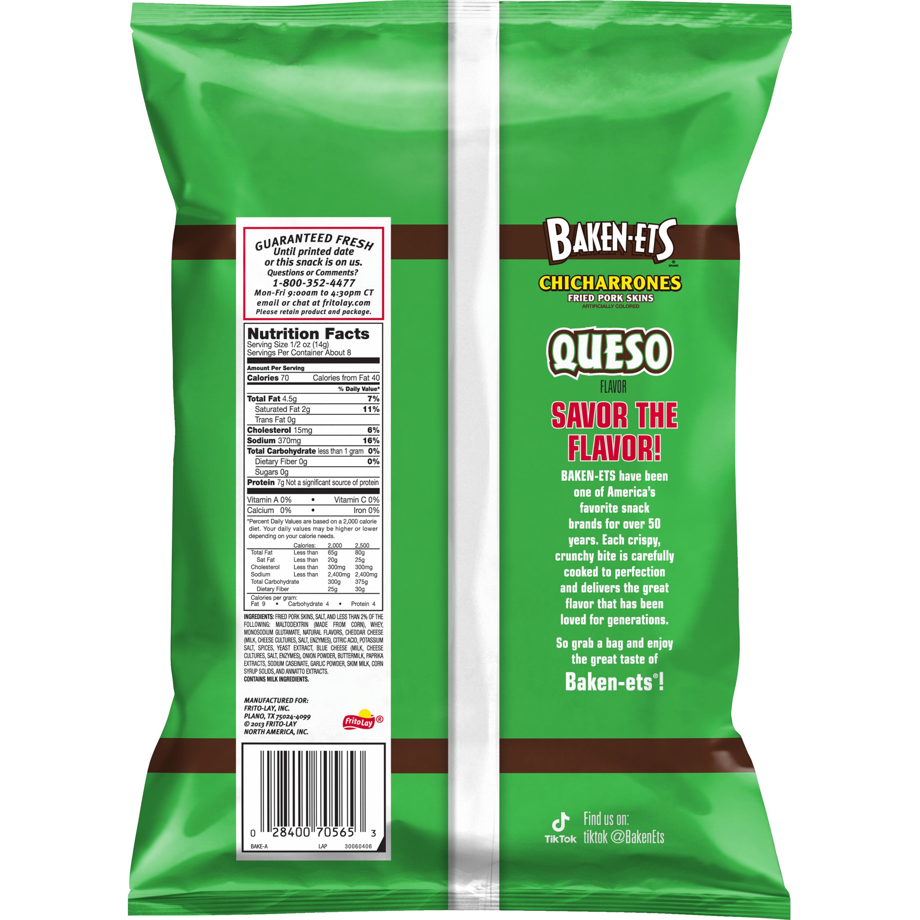Baken-Ets, Queso Flavor, Fried Pork Skins thumbnail