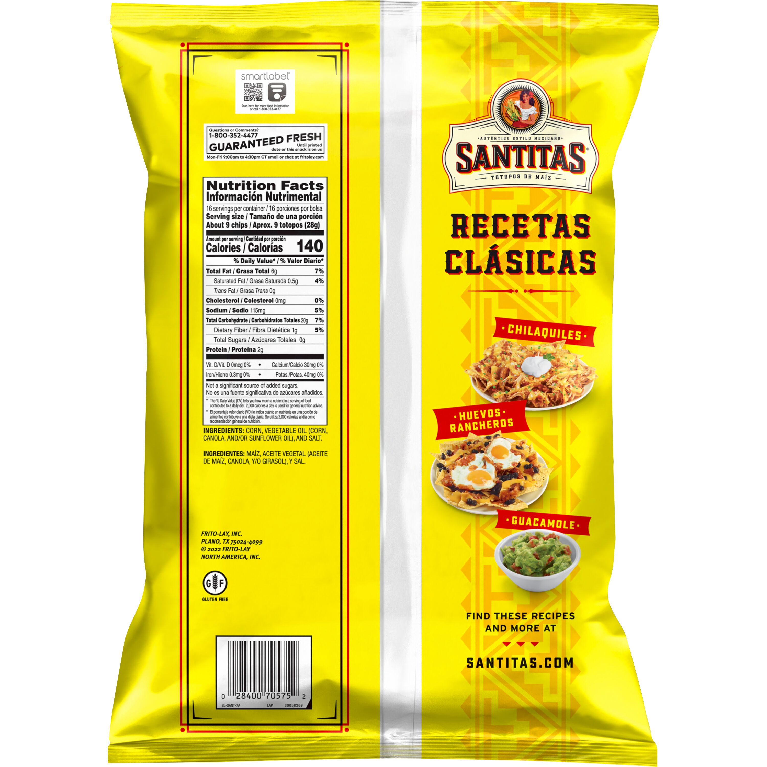 Santitas, Yellow Corn Tortilla Chips thumbnail