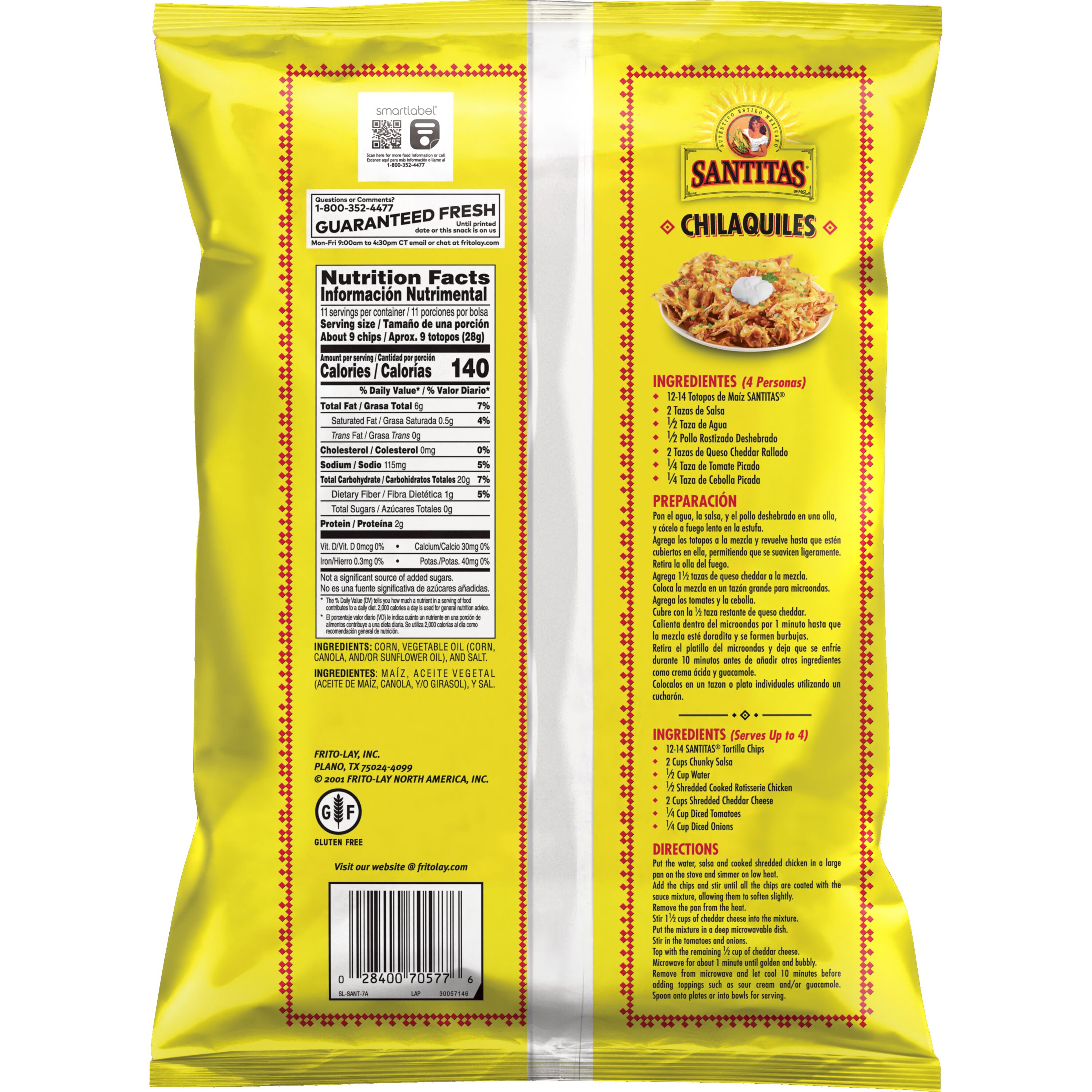 Santitas, Yellow Corn Tortilla Chips thumbnail