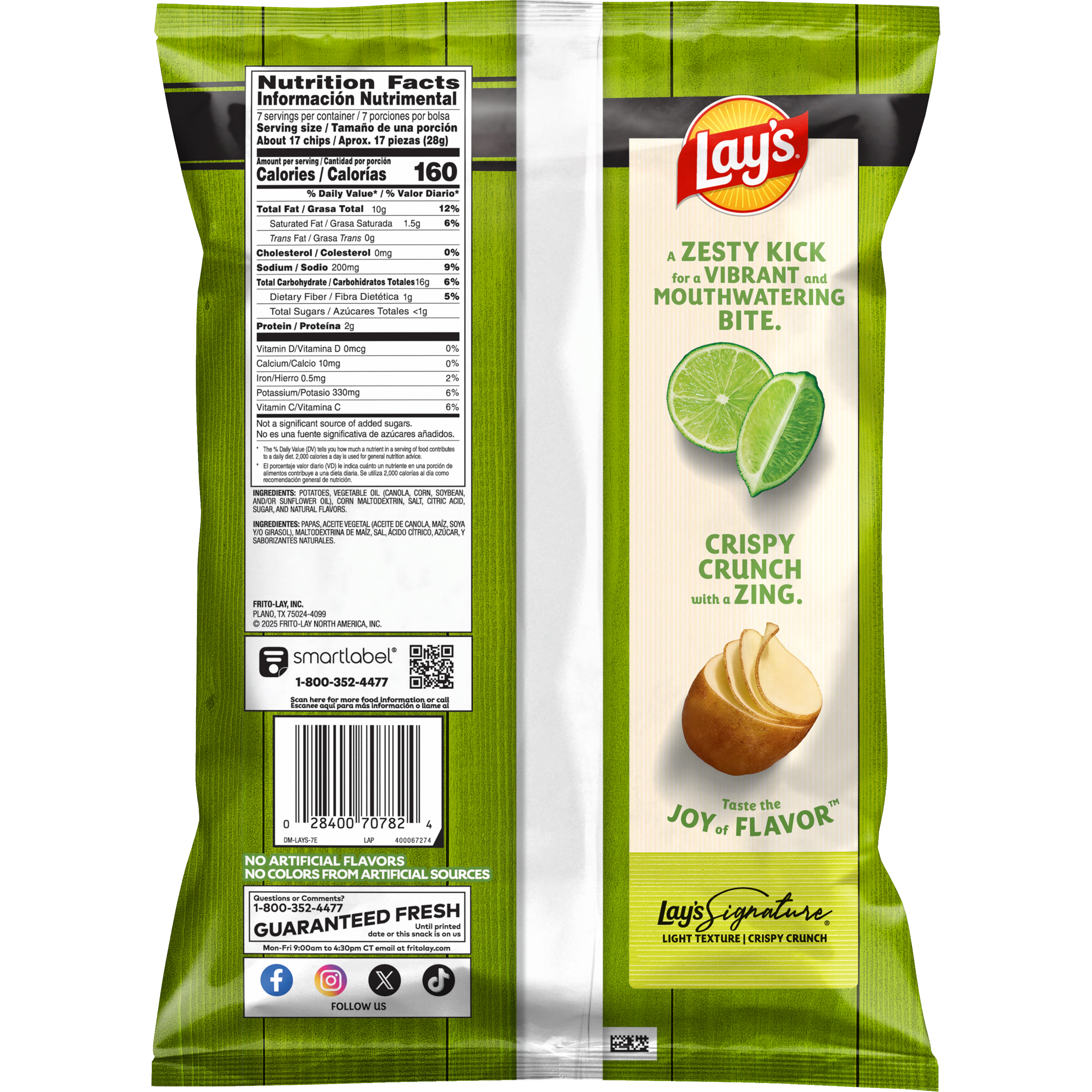 Lay's, Limon Flavored, Potato Chips thumbnail