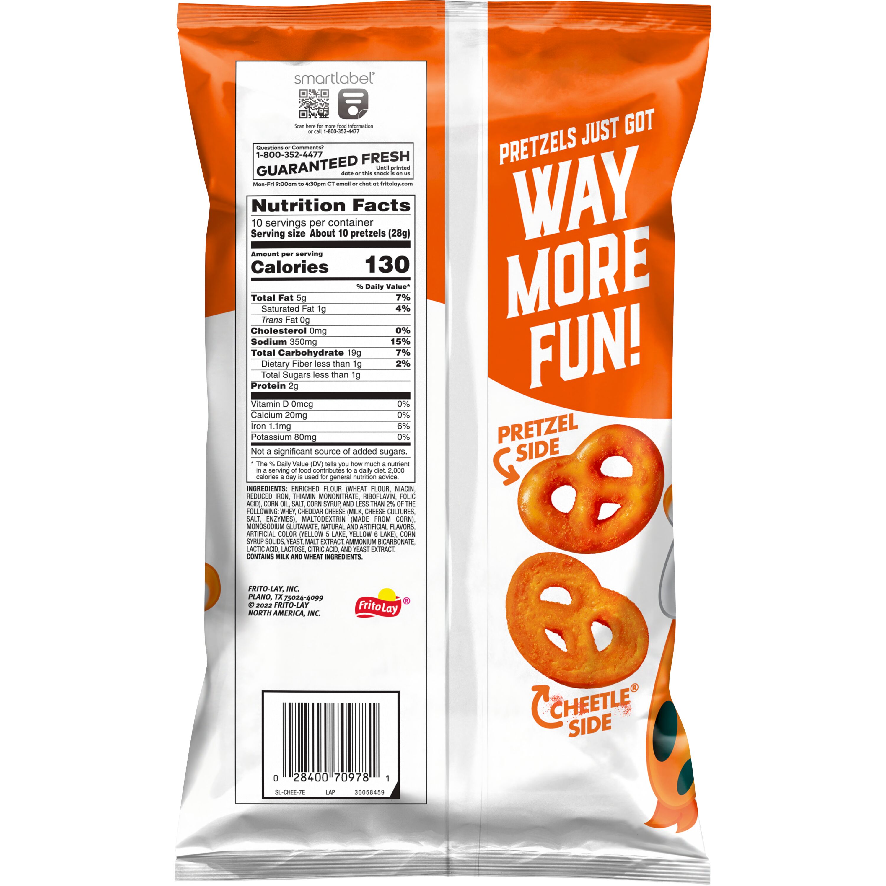 Cheetos, Pretzels, Cheddar Flavored, Wheat Pretzels thumbnail