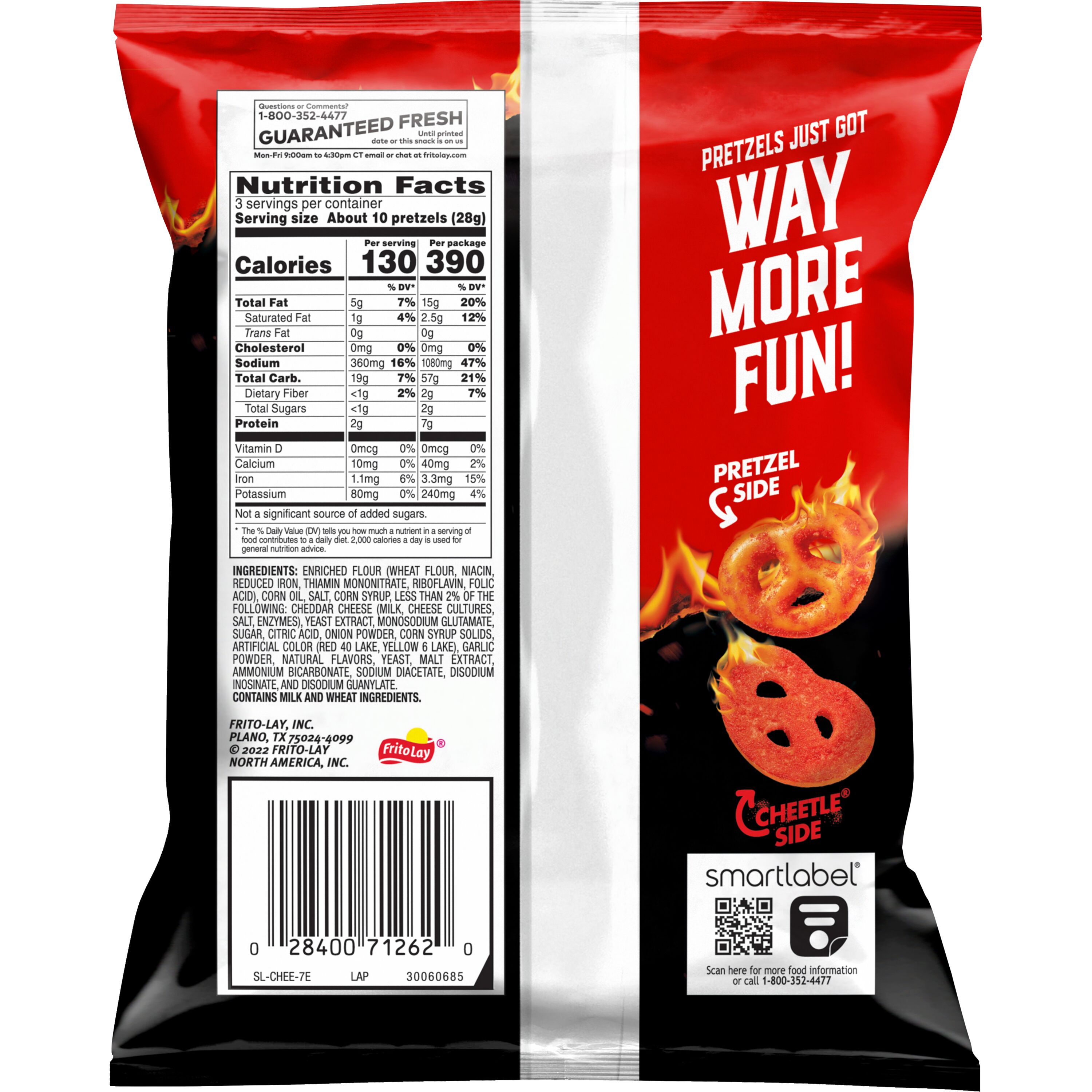 Cheetos, Pretzels, Flamin' Hot Flavored, Wheat Pretzels thumbnail