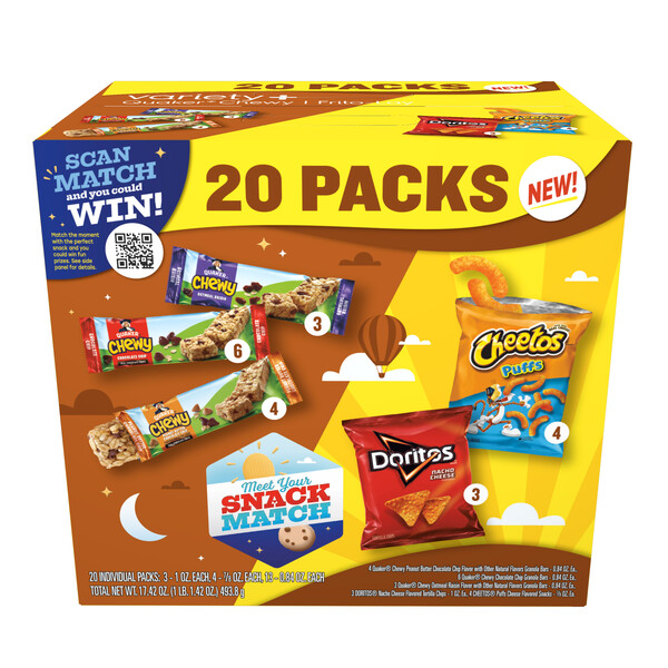 Frito-Lay, Variety + , Quaker Chewy, Frito-Lay Variety Pack