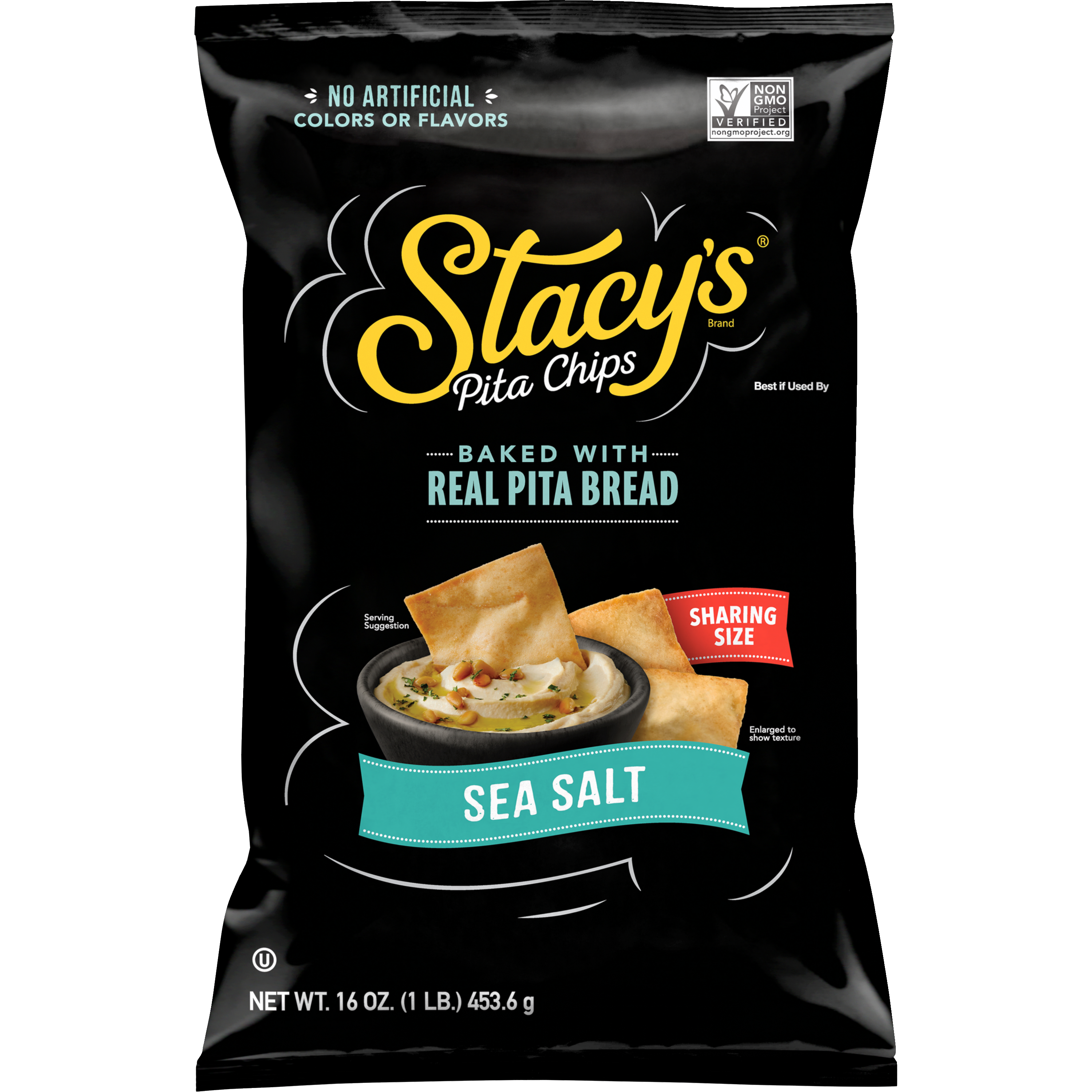 Stacy's, Baked, Sea Salt, Pita Chips