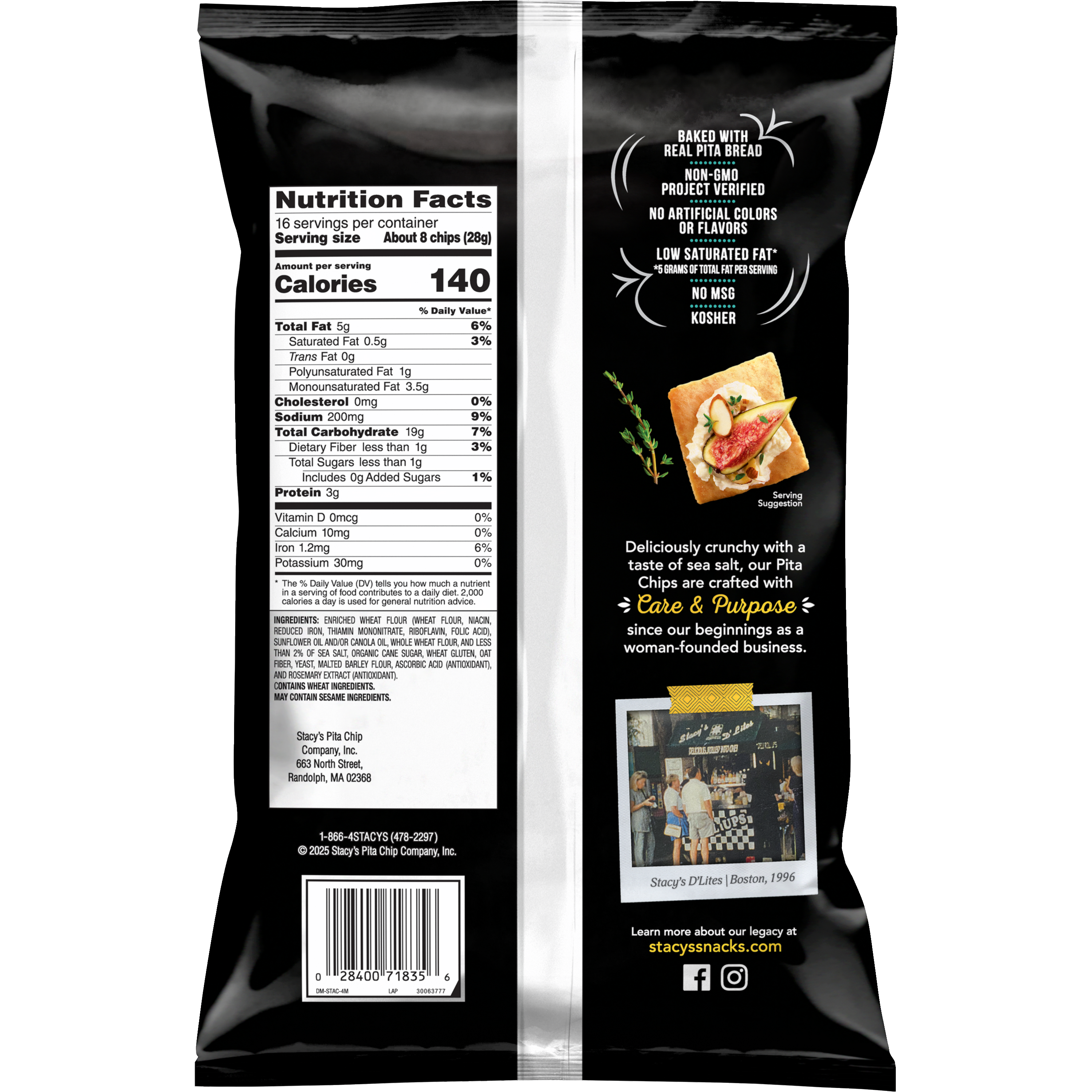 Stacy's, Baked, Sea Salt, Pita Chips thumbnail