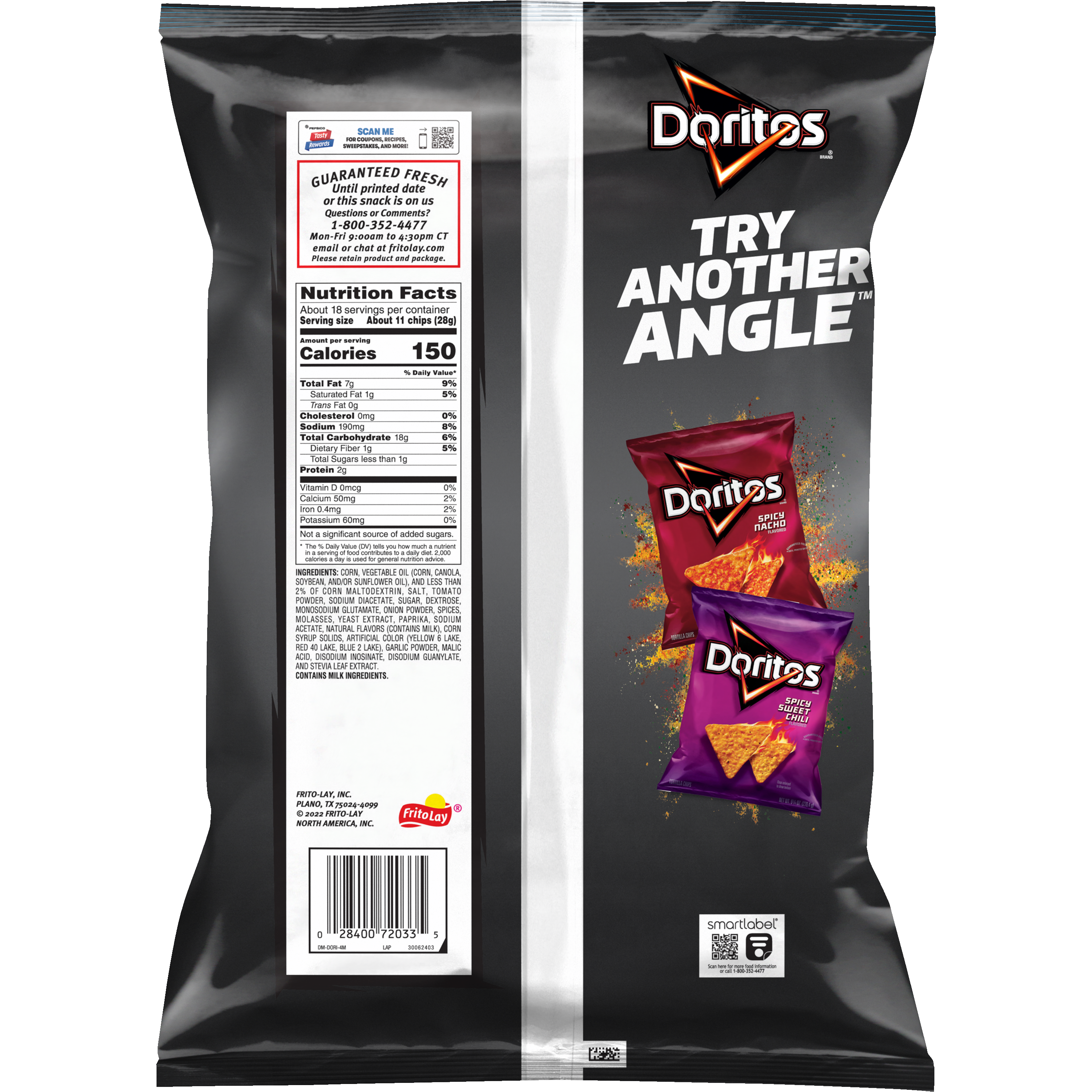 Doritos, Sweet & Tangy BBQ Flavored, Tortilla Chips thumbnail