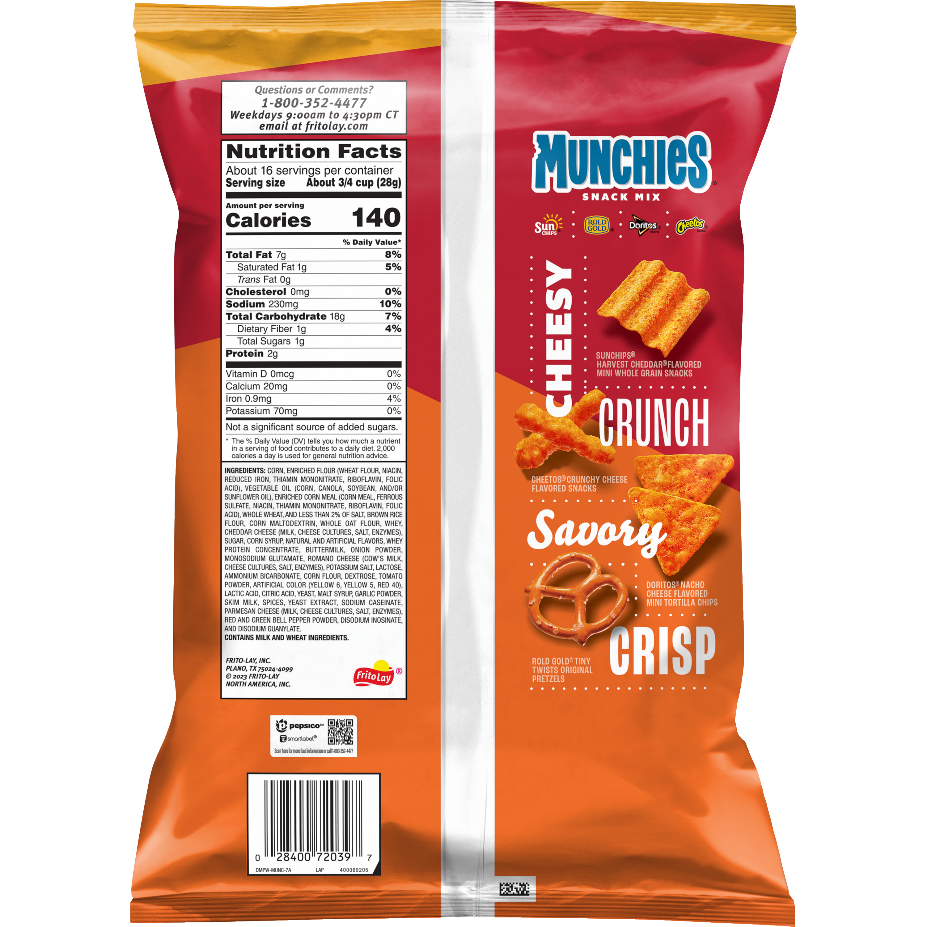 Munchies, Cheese Fix Flavored, Snack Mix thumbnail