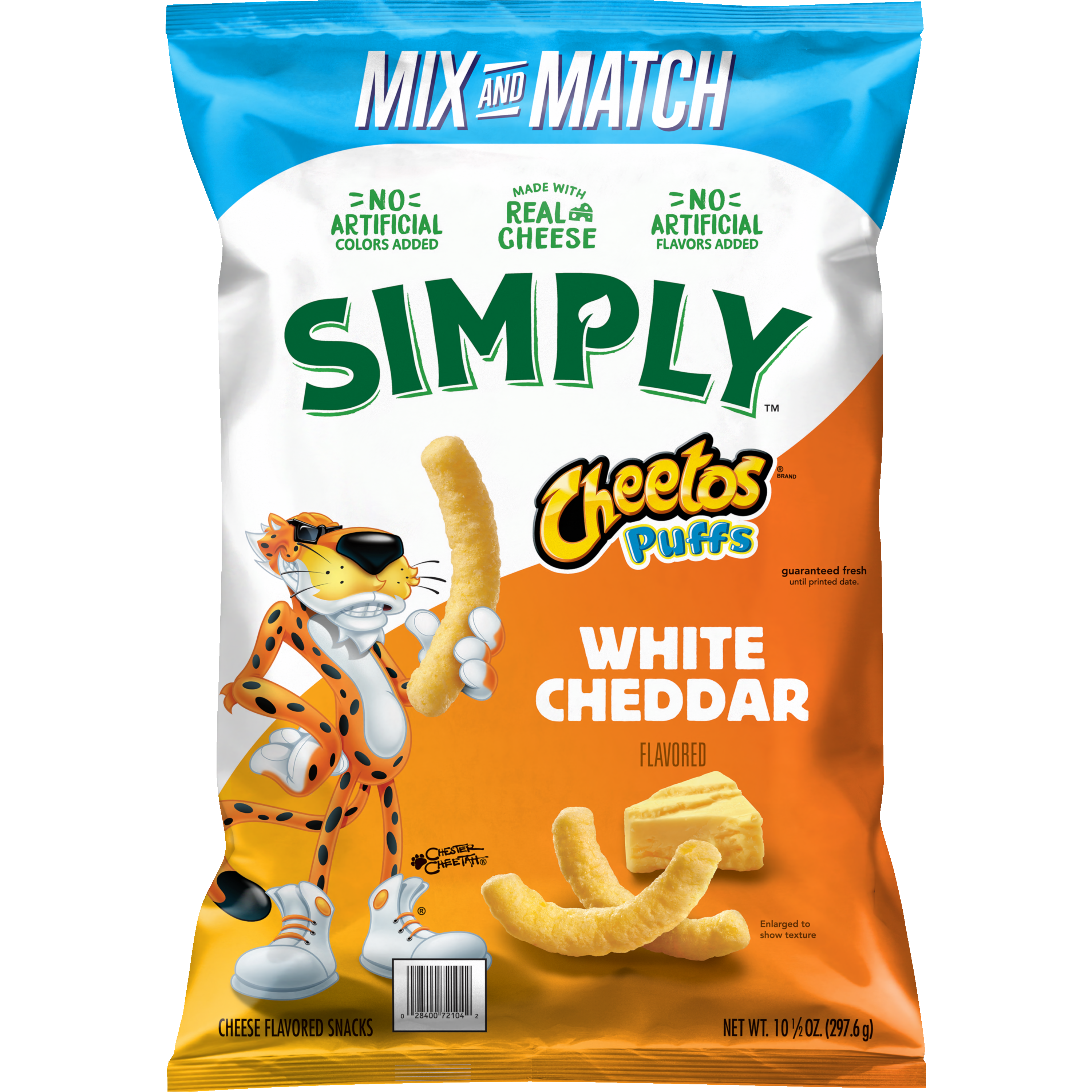 Cheetos, Simply, Puffs, White Cheddar, Cheese Flavored Snacks