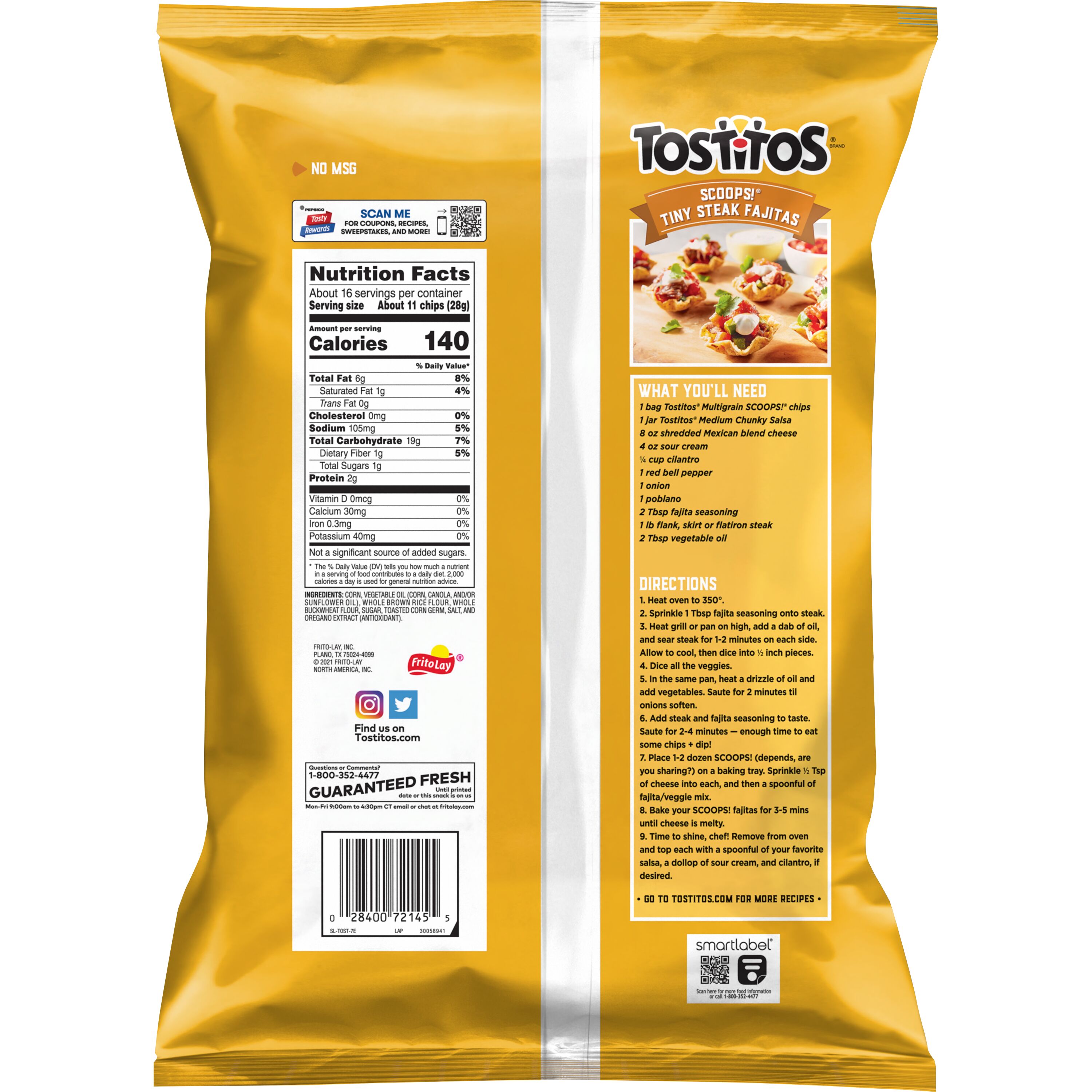 Tostitos, Scoops, Multigrain, Tortilla Chips thumbnail