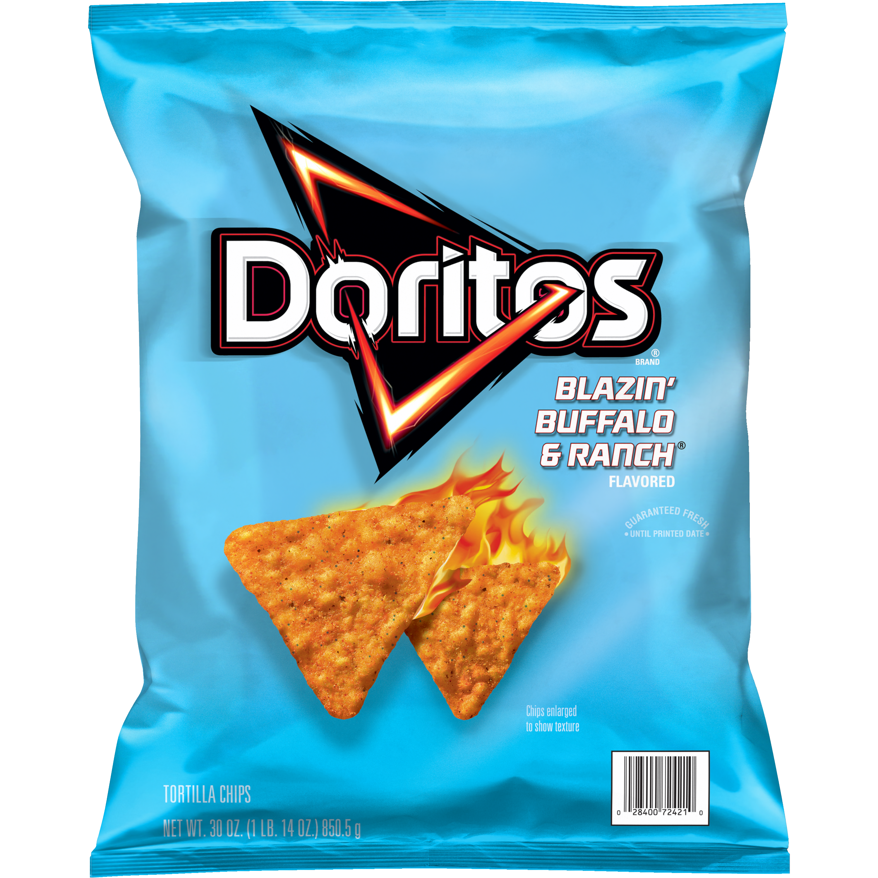 Doritos, Blazin' Buffalo & Ranch Flavored, Tortilla Chips