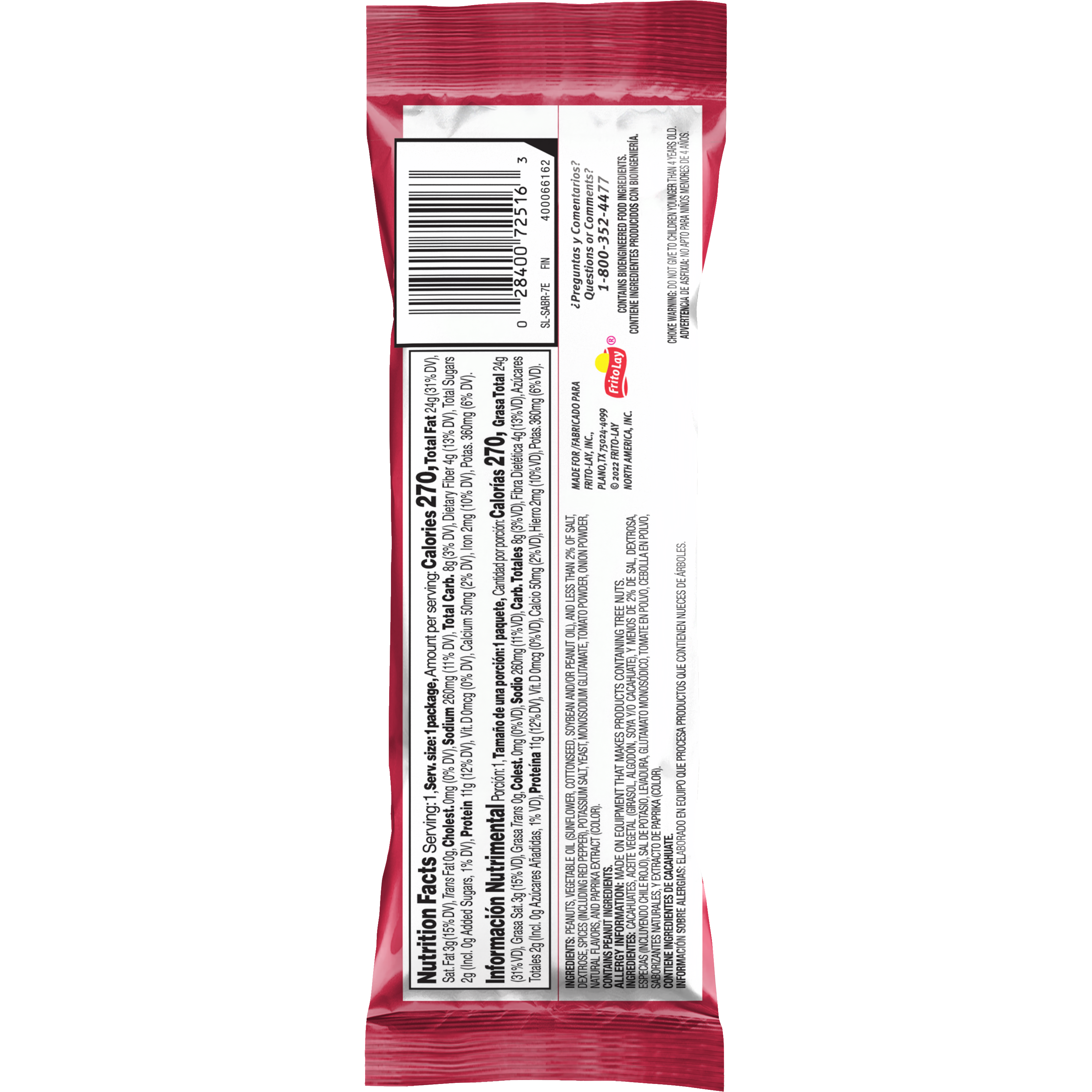 Sabritas, Hot Flavored, Peanuts thumbnail