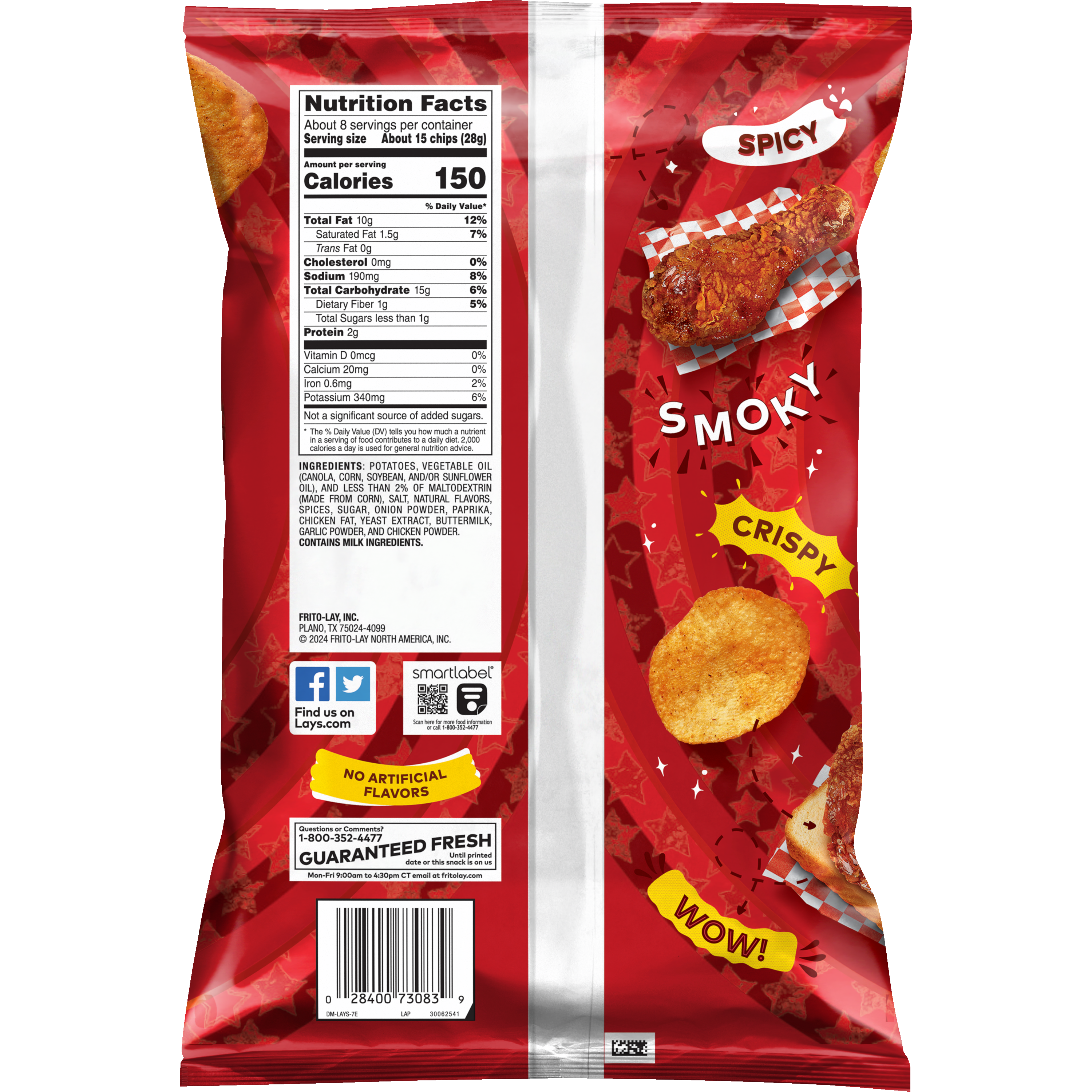 Lay's, Nashville Hot Chicken Flavored, Potato Chips thumbnail
