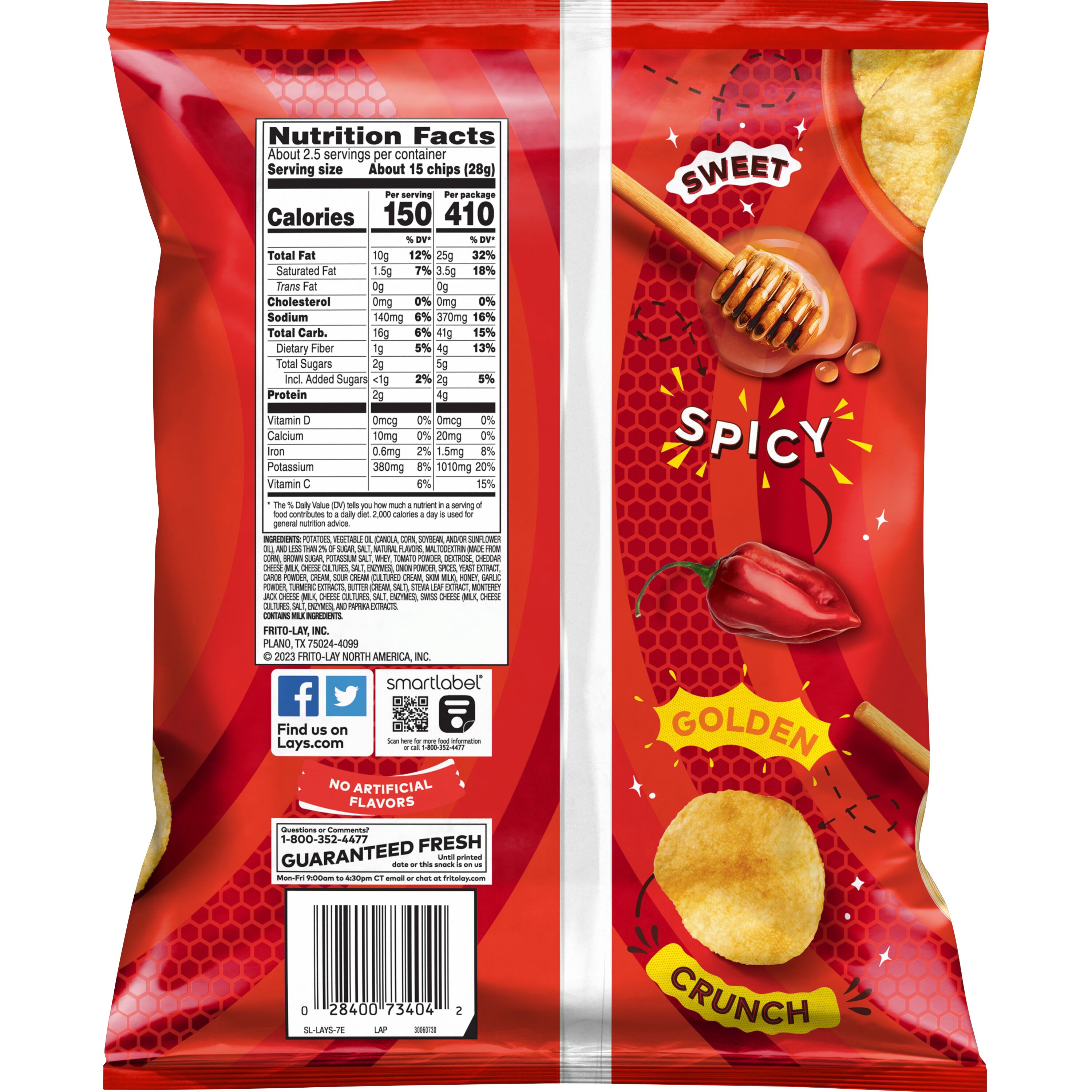 Lay's, Sweet & Spicy Honey Flavored, Potato Chips thumbnail