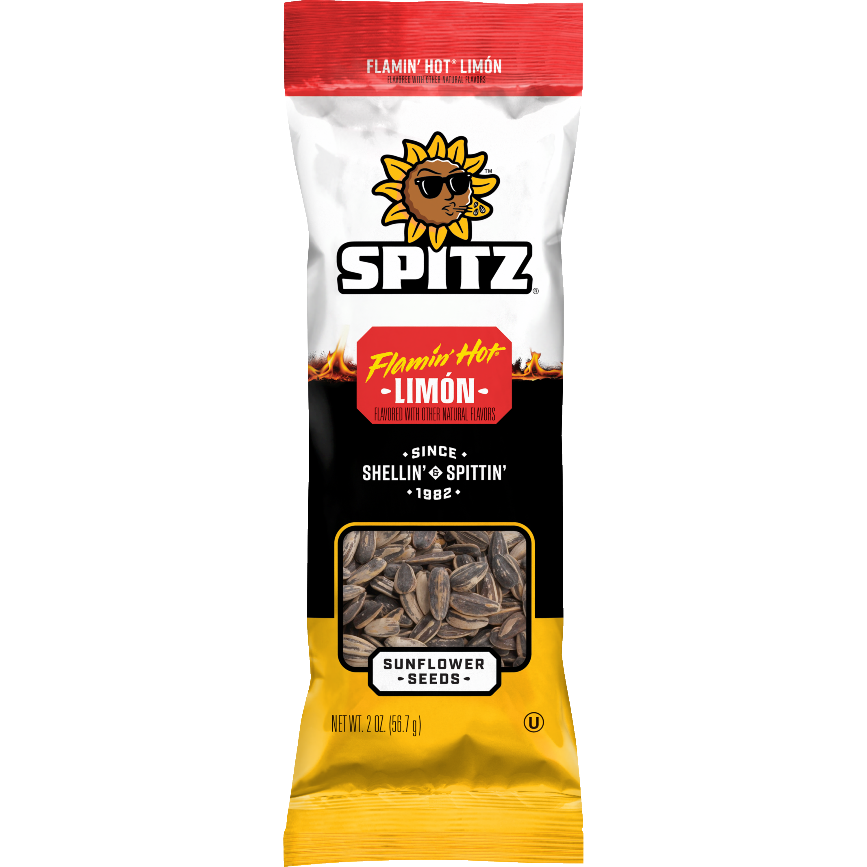 Spitz, Flamin' Hot Limon Flavored, Sunflower Seeds