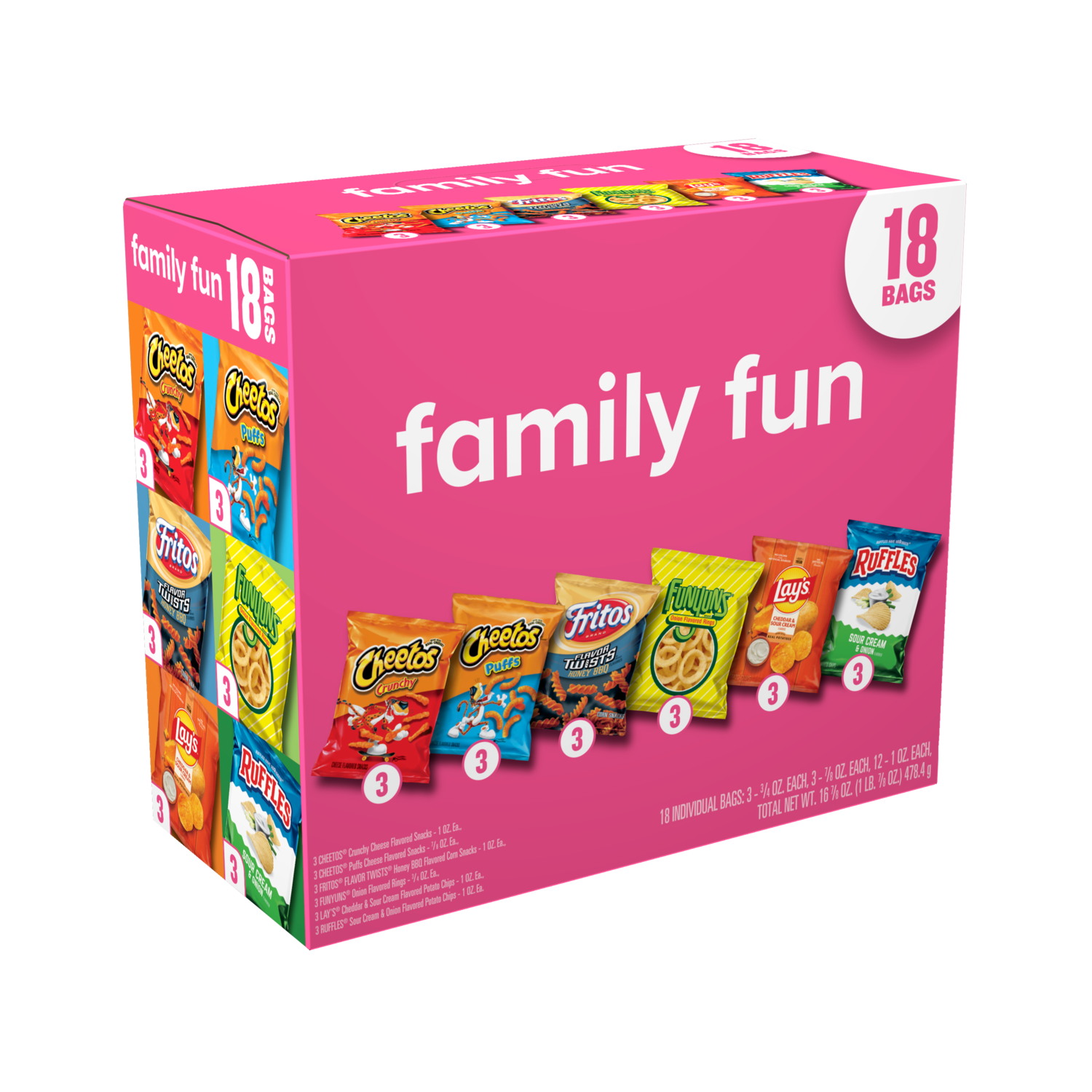 Frito-Lay, Family Fun Mix, Variety Pack
