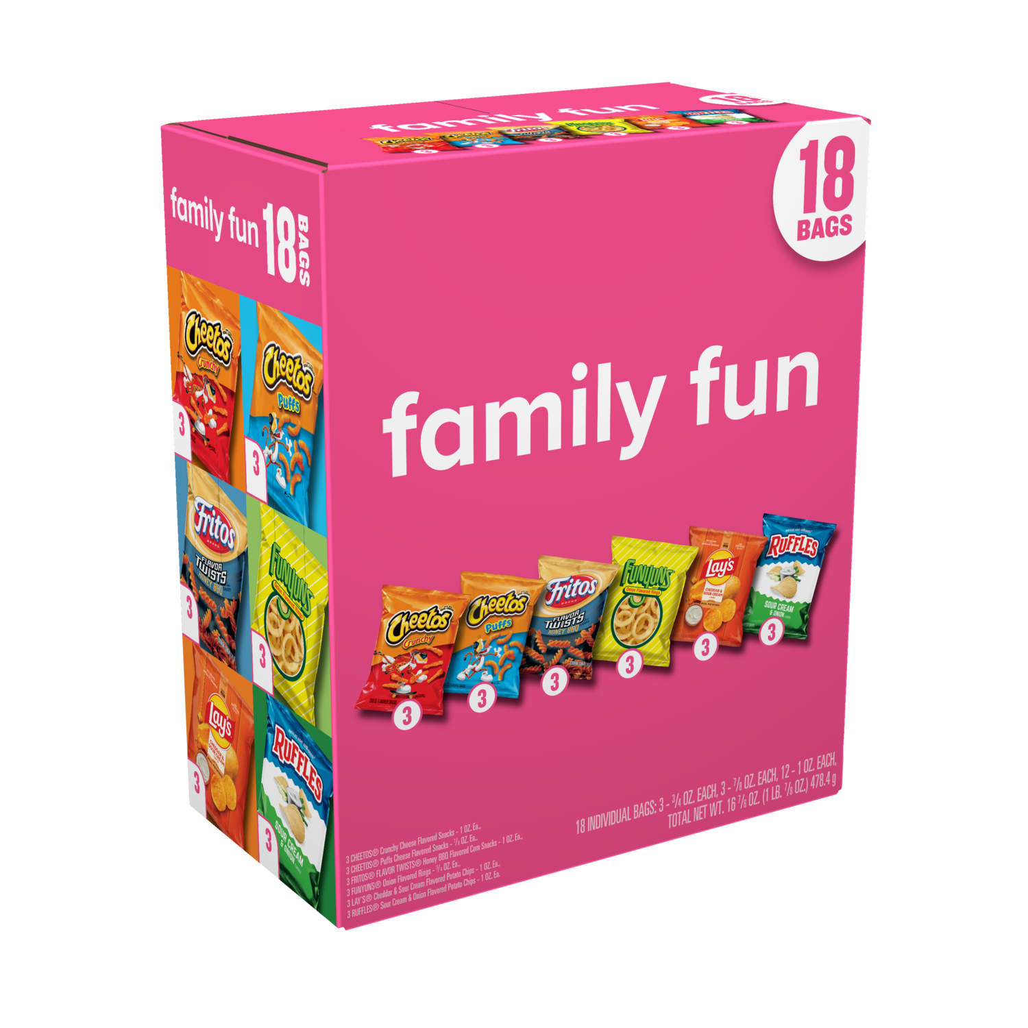 Frito-Lay, Family Fun Mix, Variety Pack