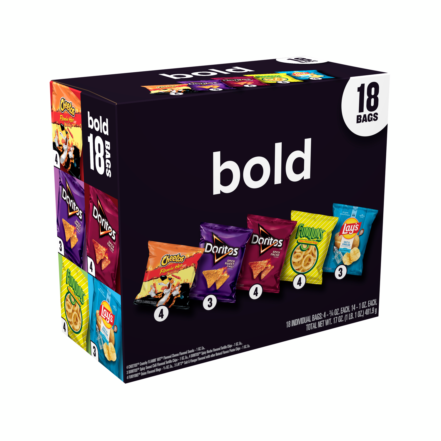Frito-Lay, Bold Mix, Variety Pack