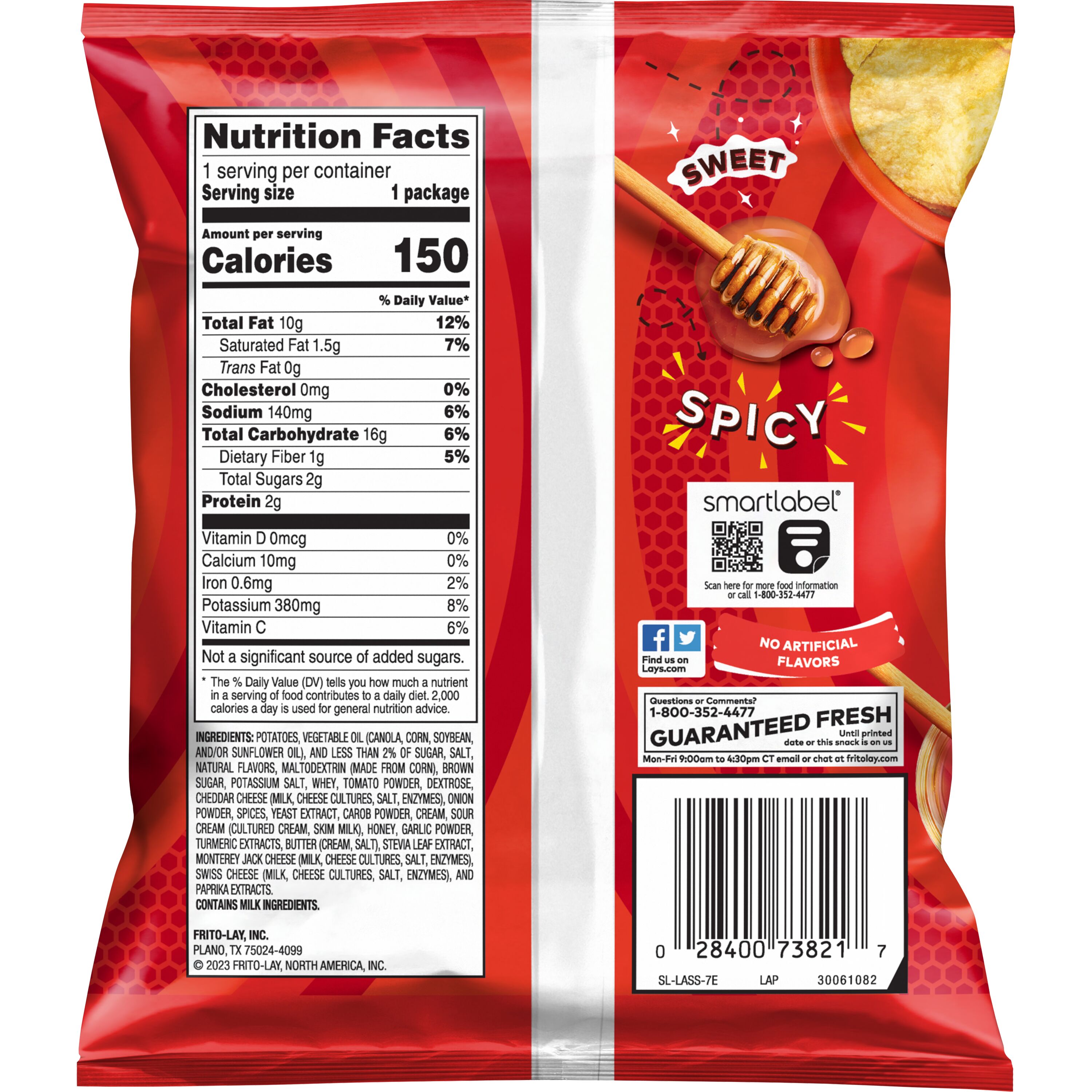 Lay's, Sweet & Spicy Honey Flavored, Potato Chips thumbnail