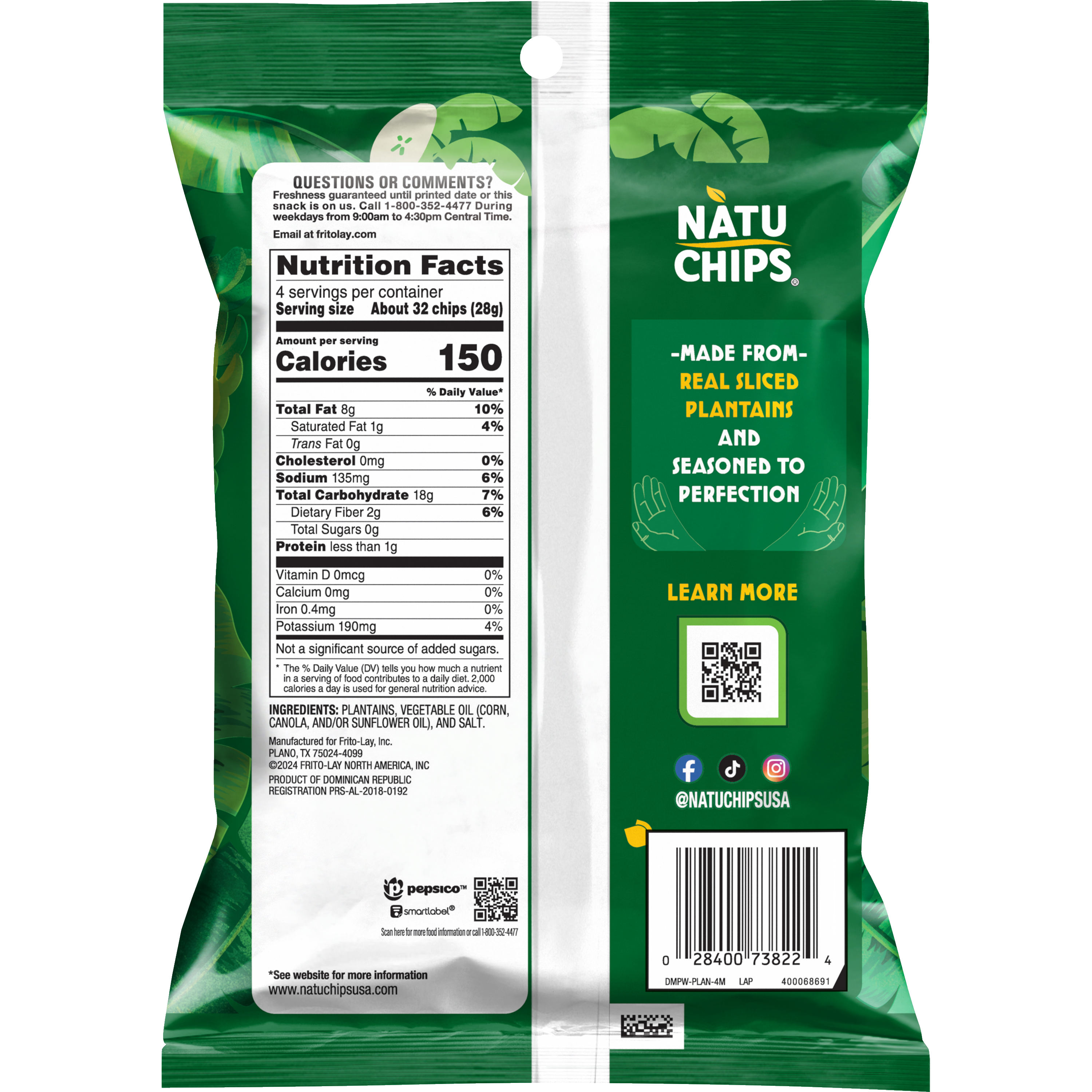 Sabritas, NatuChips, Original, Plantain Chips thumbnail