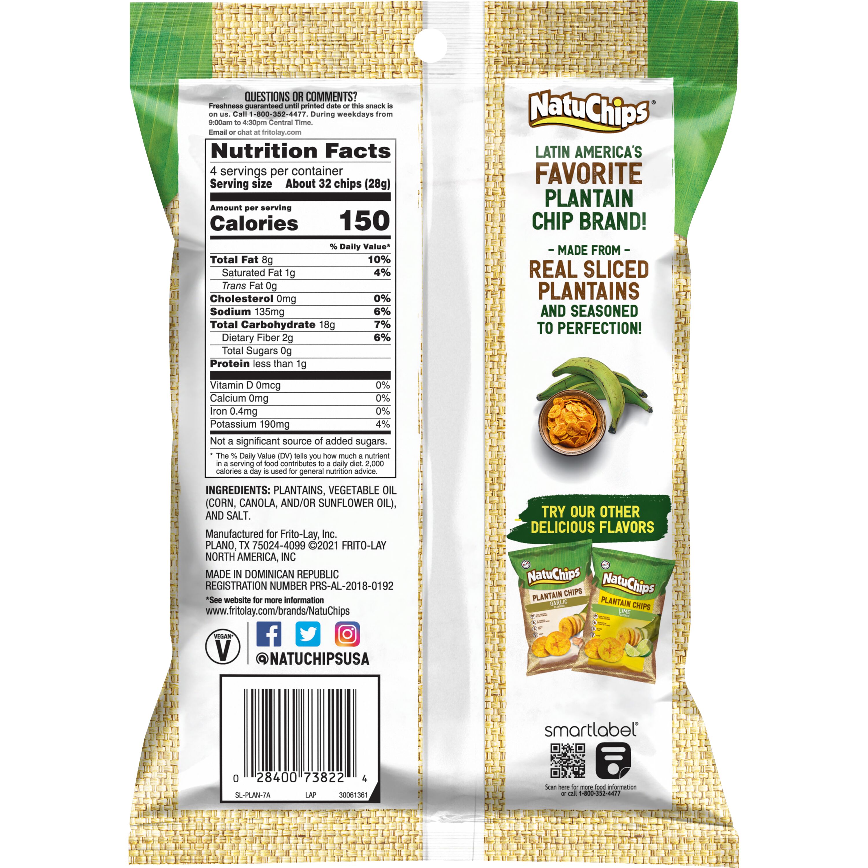 Sabritas, NatuChips, Original, Plantain Chips thumbnail