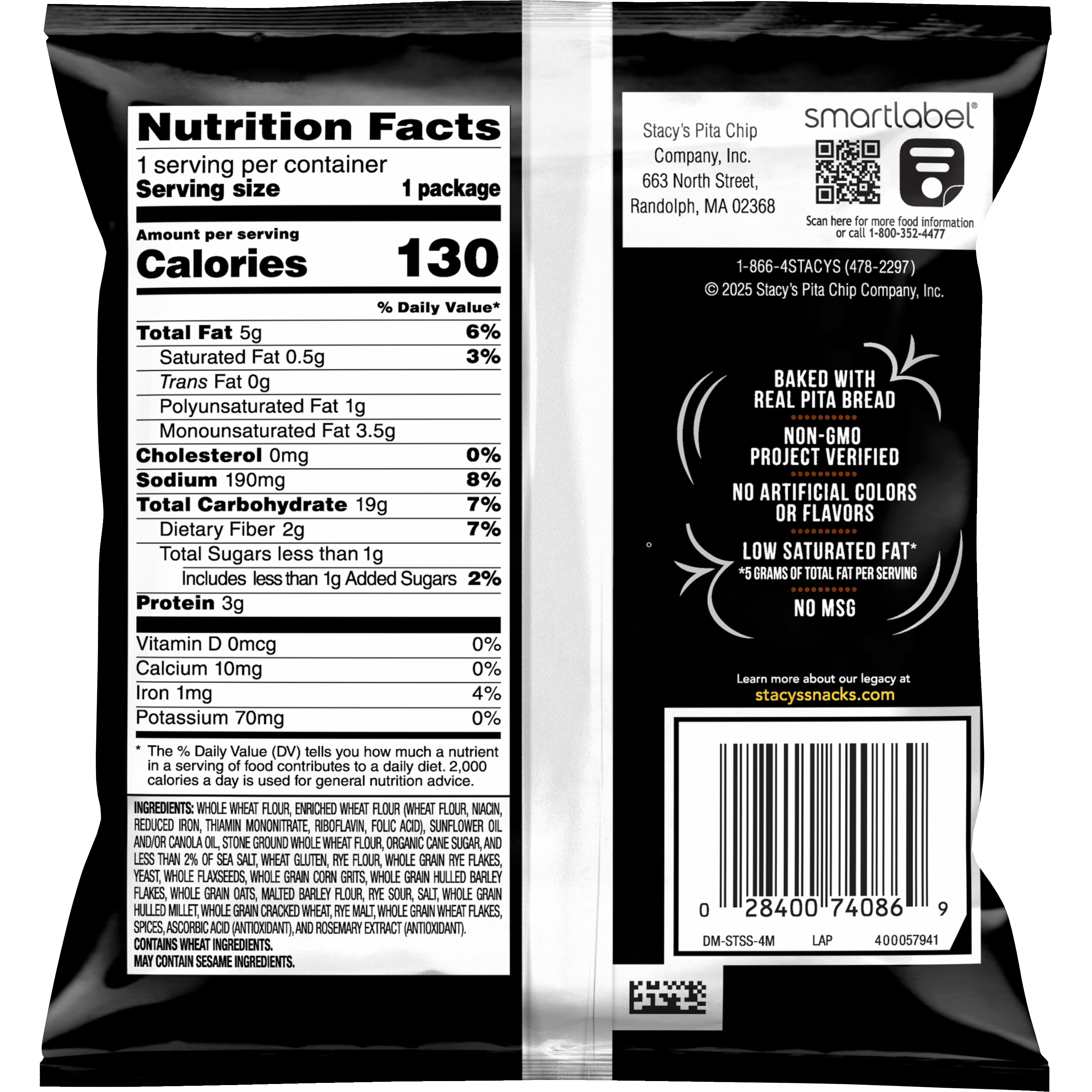 Stacy's, Baked, Multigrain, Pita Chips thumbnail