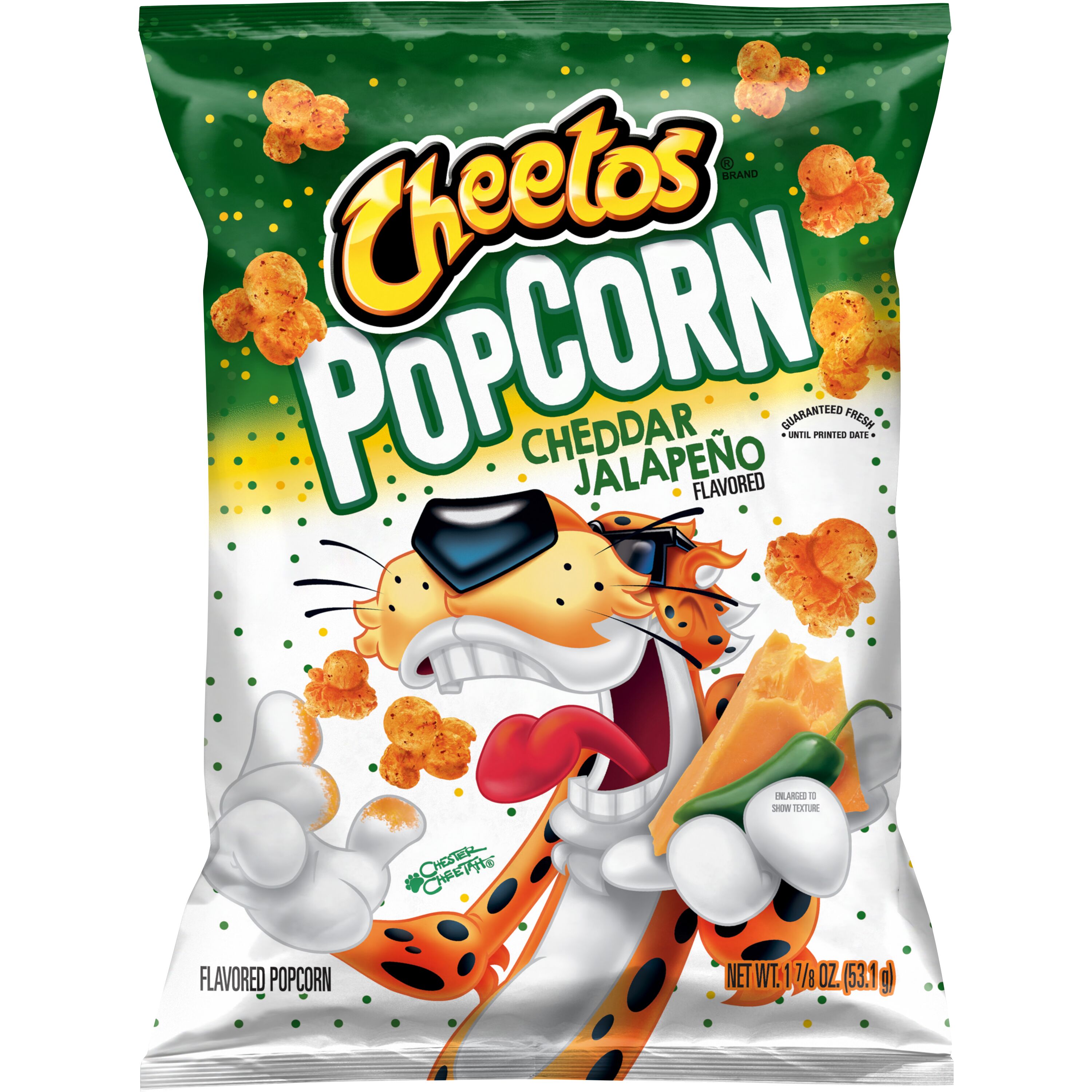 Cheetos, Cheddar Jalapeno Flavored, Popcorn