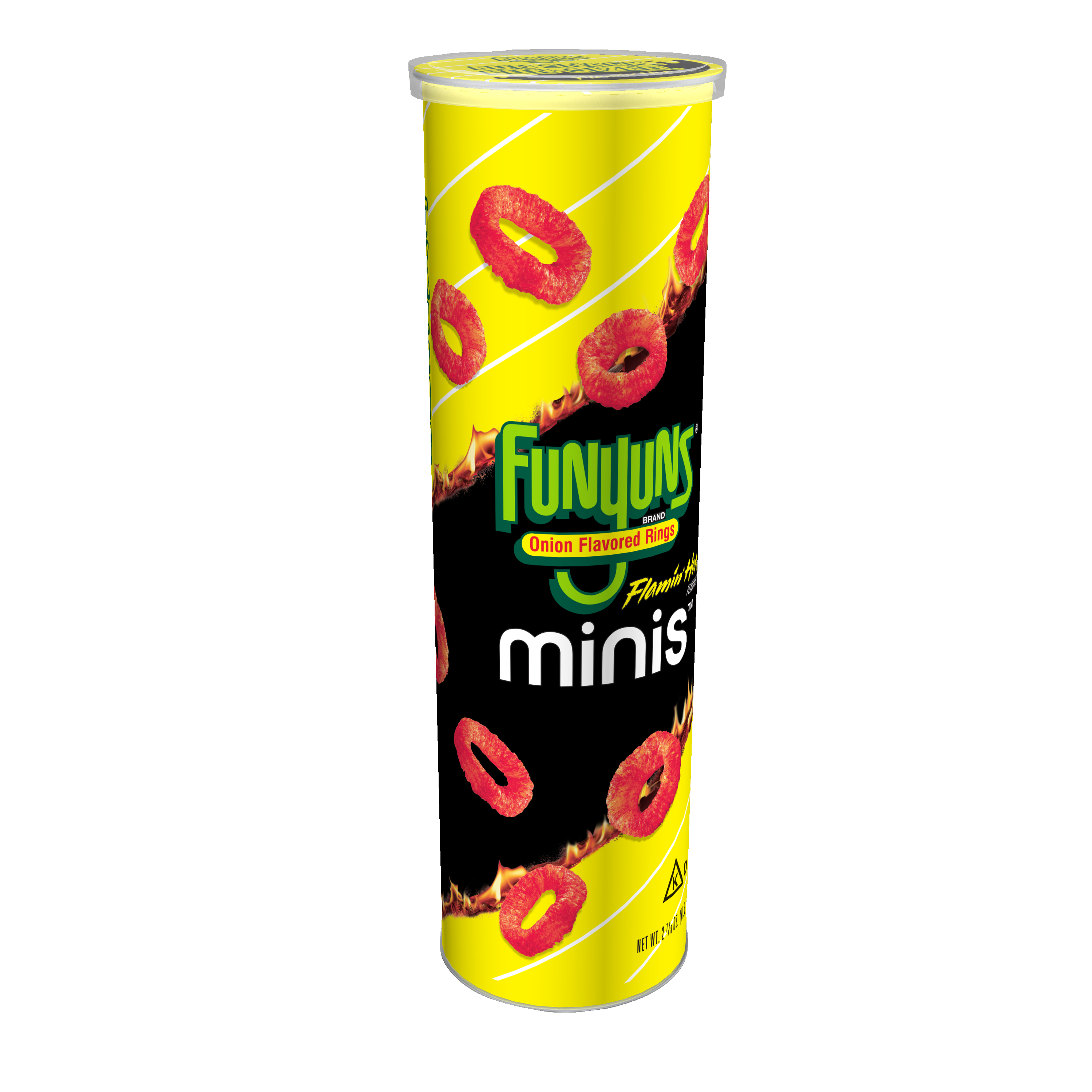 Funyuns, Minis, Flamin' Hot Flavored, Onion Flavored Rings thumbnail