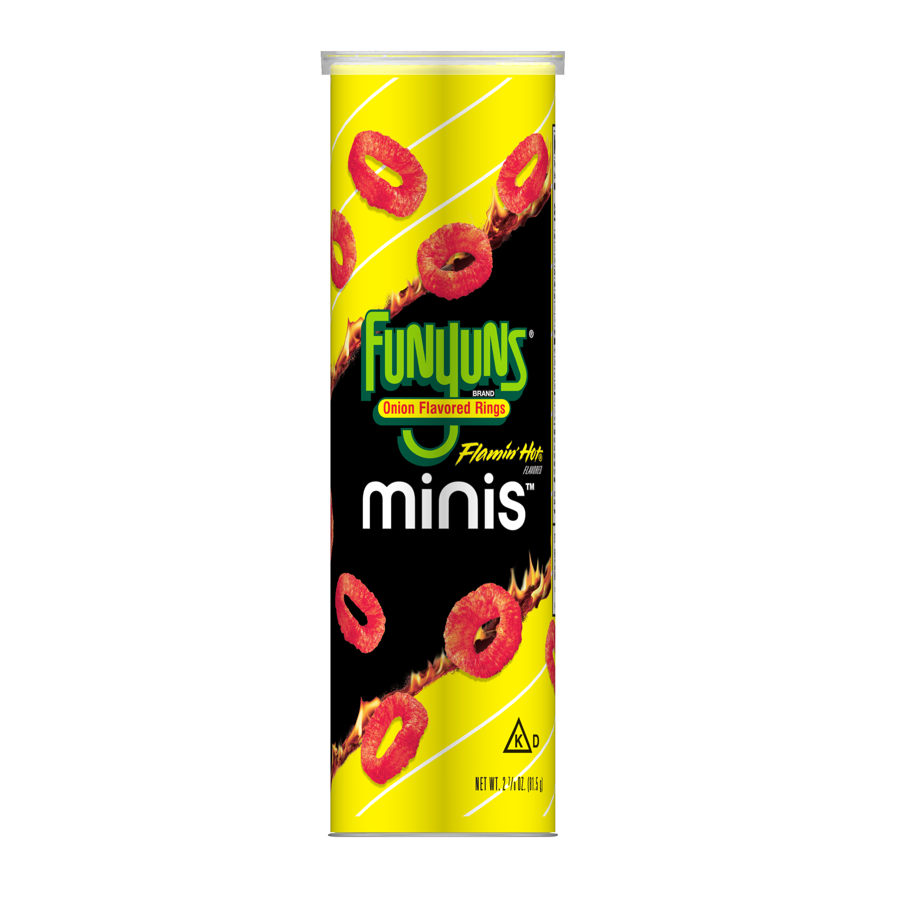 Funyuns, Minis, Flamin' Hot Flavored, Onion Flavored Rings thumbnail