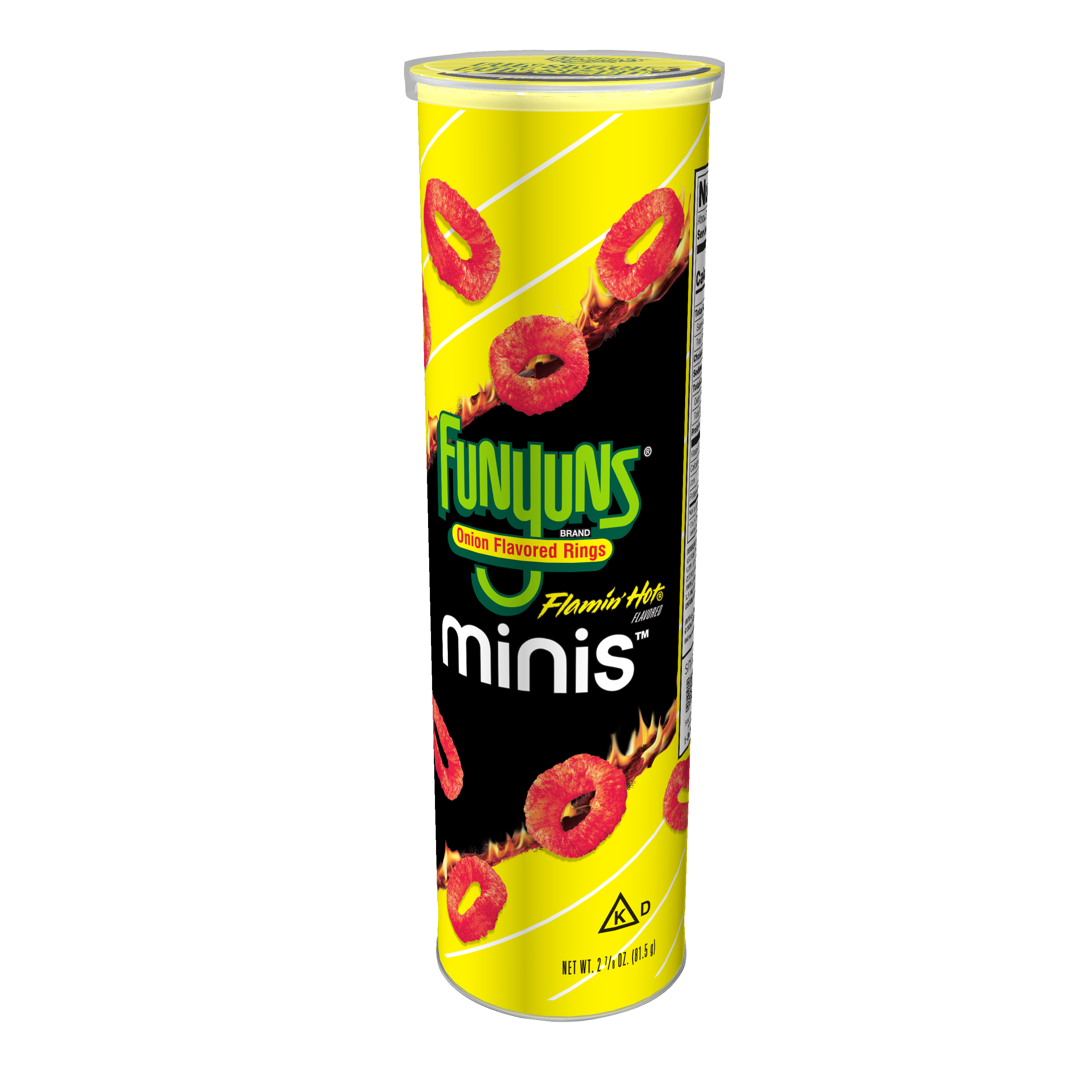 Funyuns, Minis, Flamin' Hot Flavored, Onion Flavored Rings thumbnail