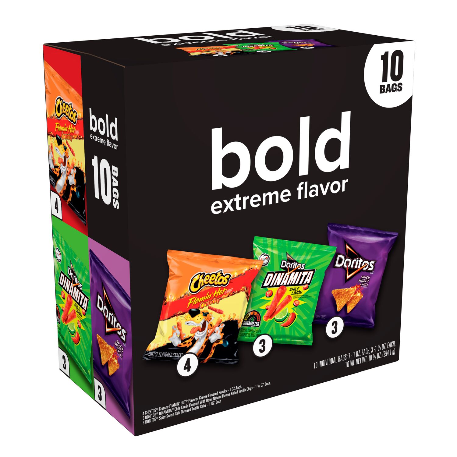 Frito-Lay, Bold Extreme Flavor Mix, Variety Pack