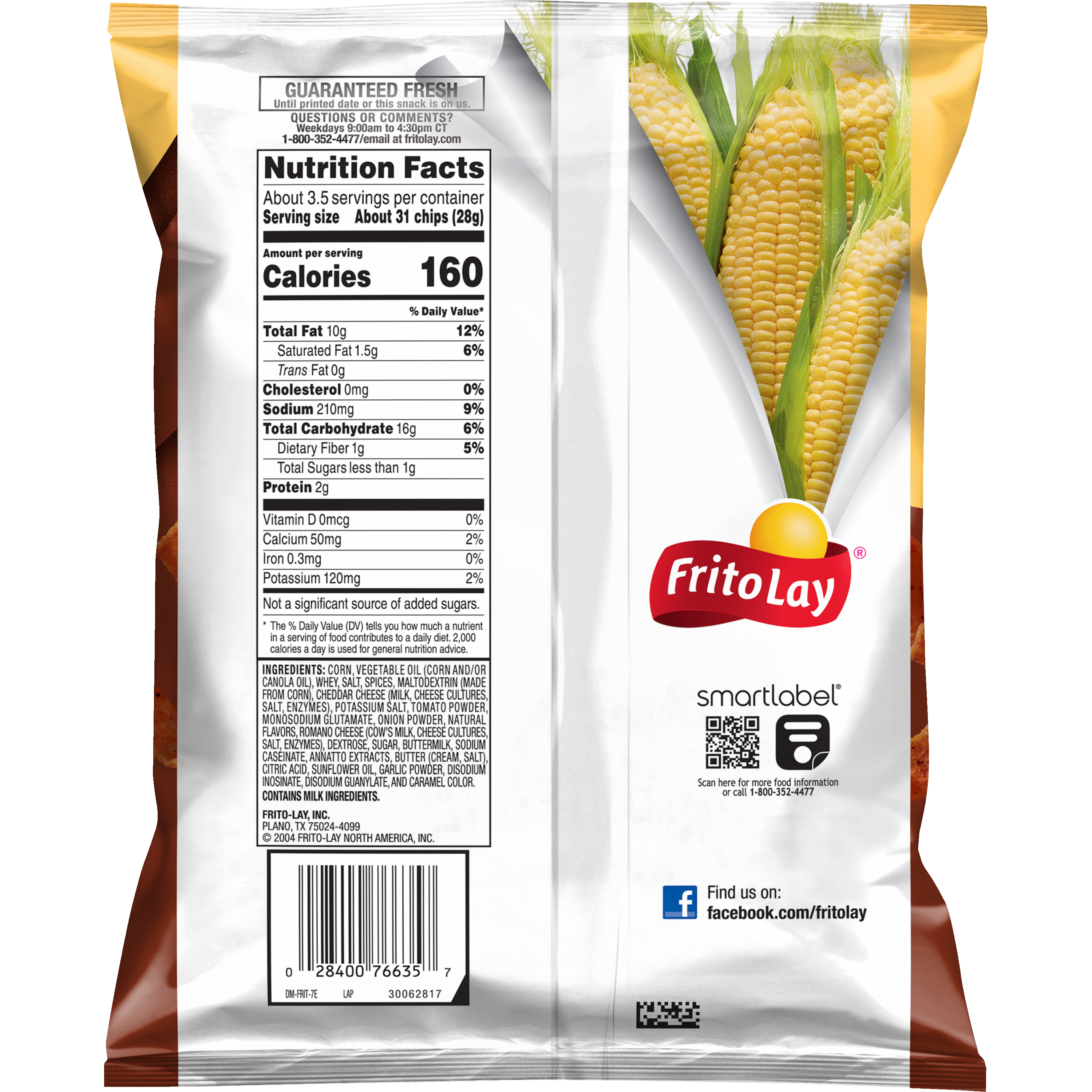 Fritos, Chili Cheese Flavored, Corn Chips thumbnail