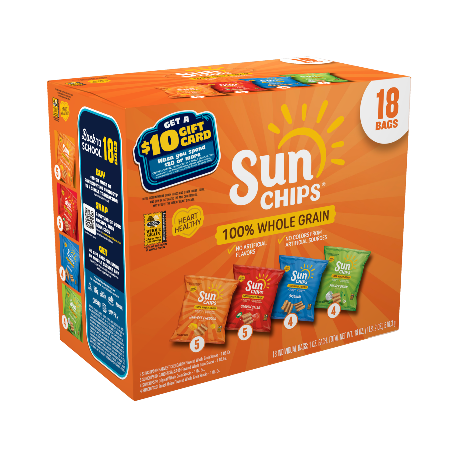 SunChips, Whole Grain Snacks, Variety Mix