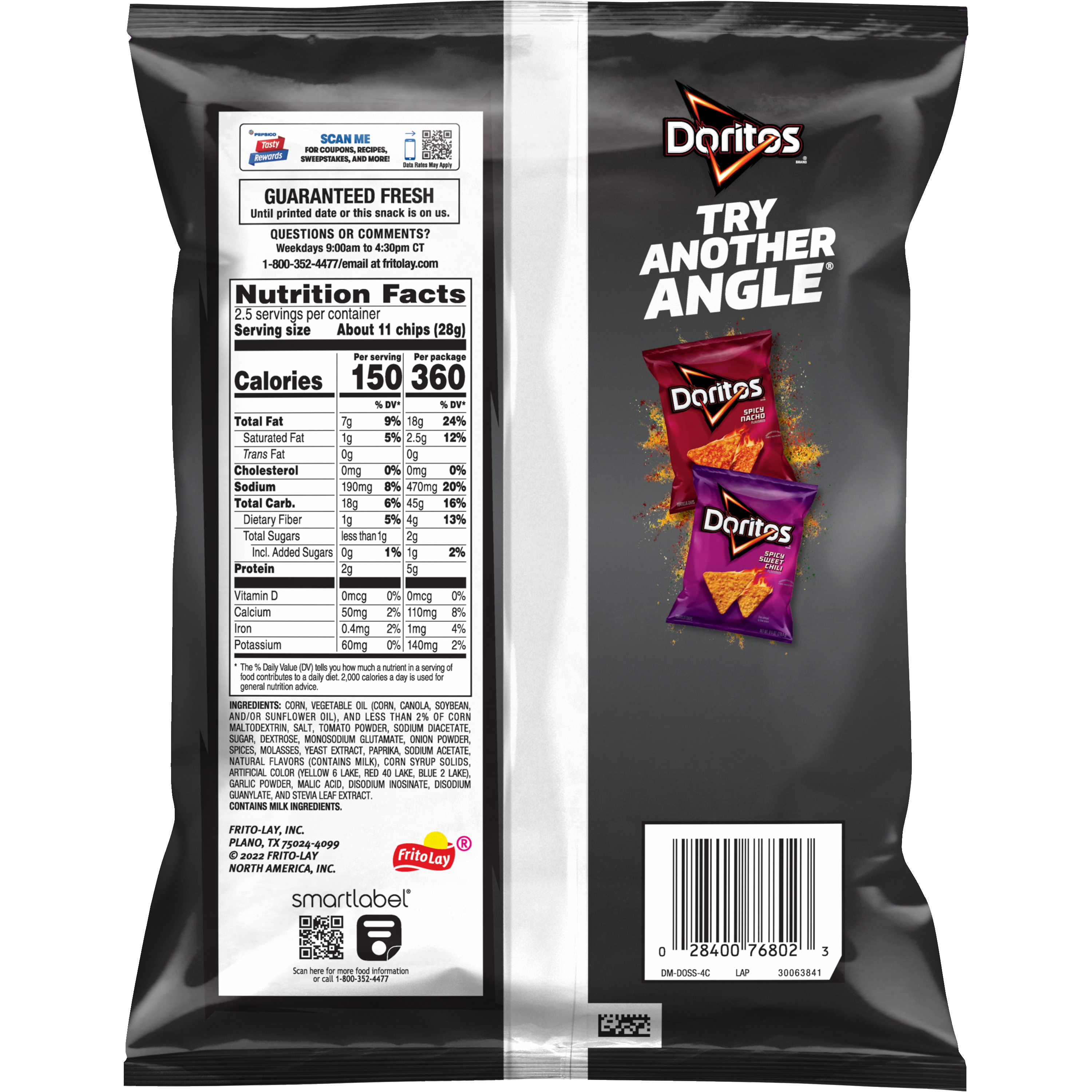 Doritos, Sweet & Tangy BBQ Flavored, Tortilla Chips thumbnail