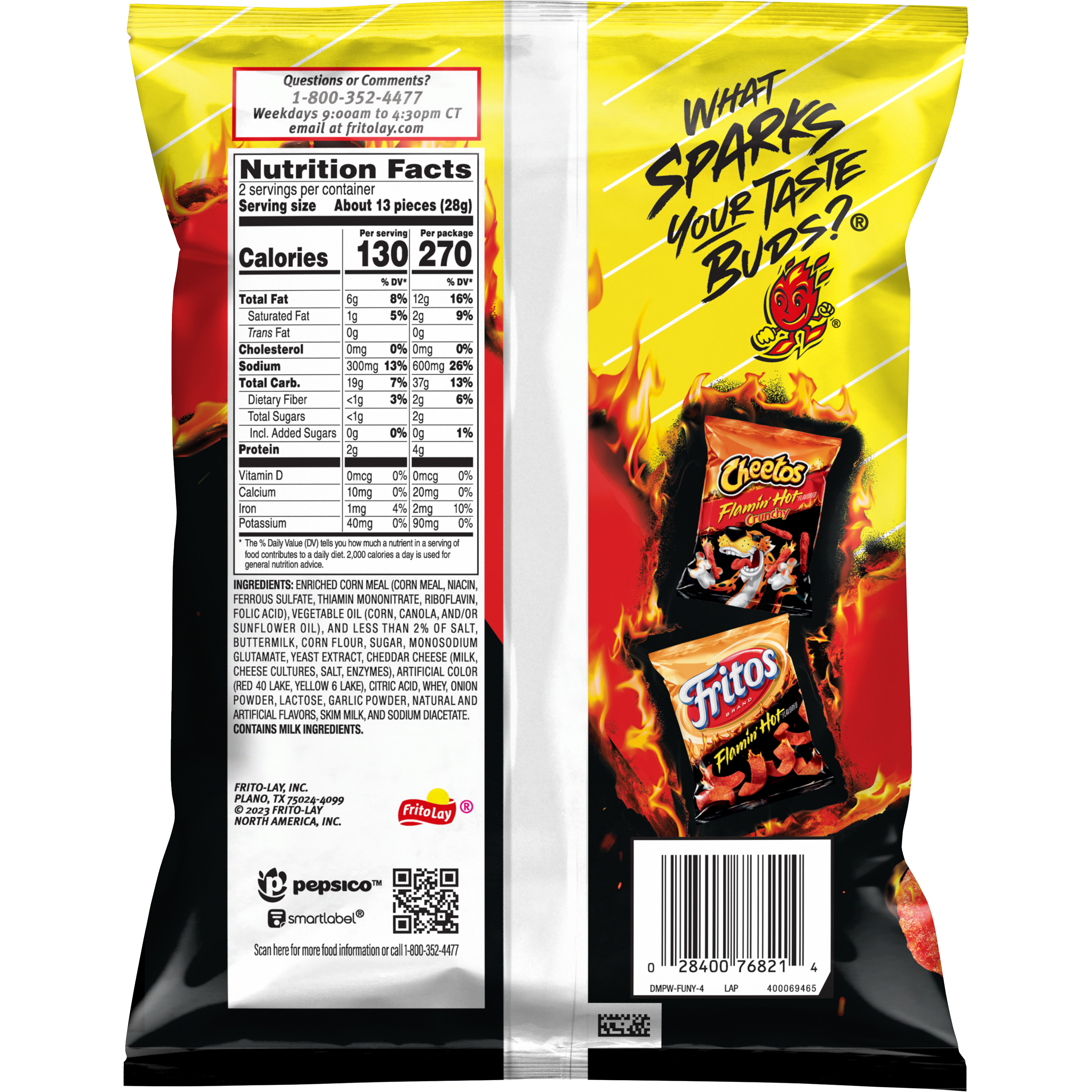 Funyuns, Flamin' Hot Flavored, Onion Flavored Rings thumbnail